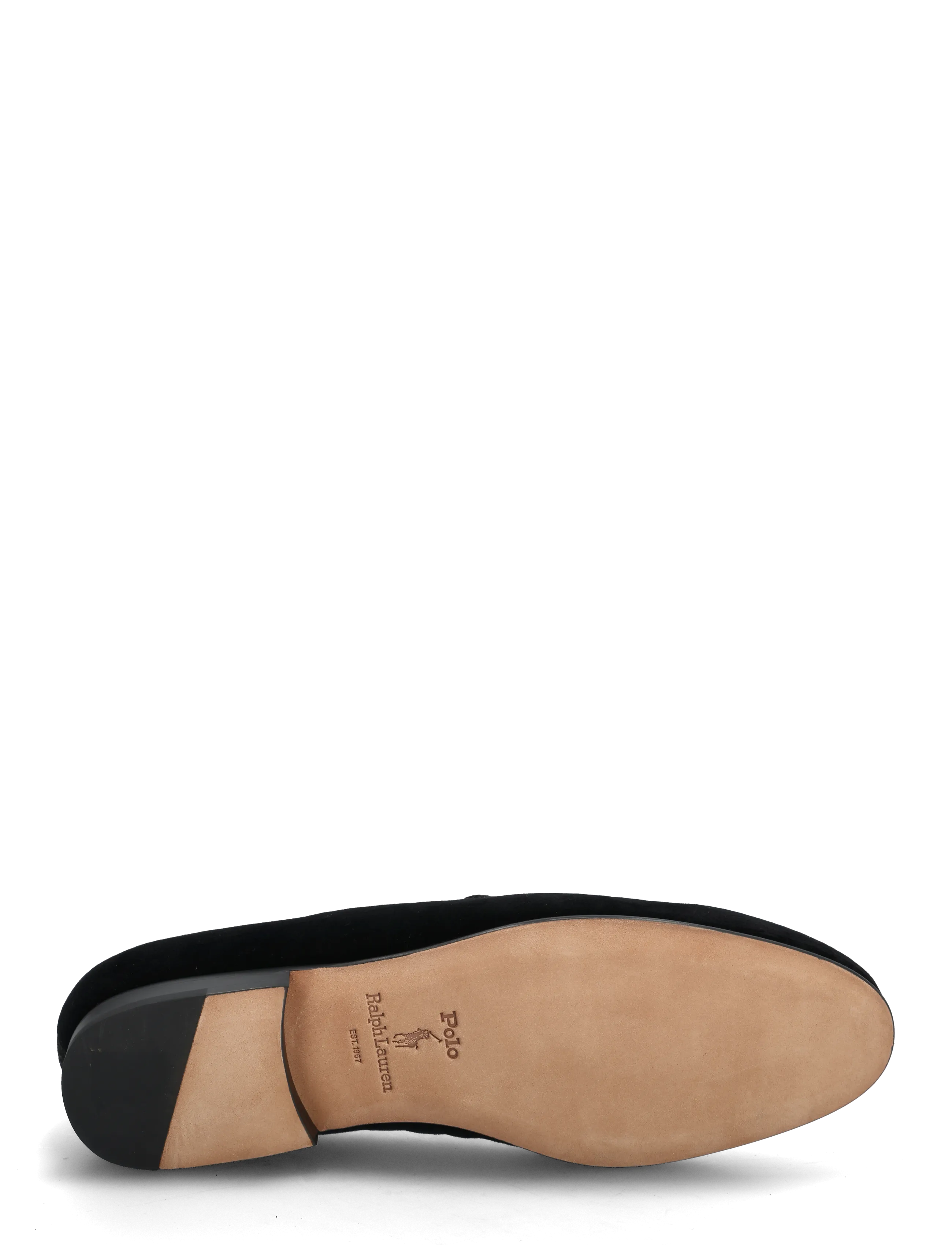 Polo Ralph Lauren - Paxton Velvet Slipper - nevarstomieji bateliai - black - 4