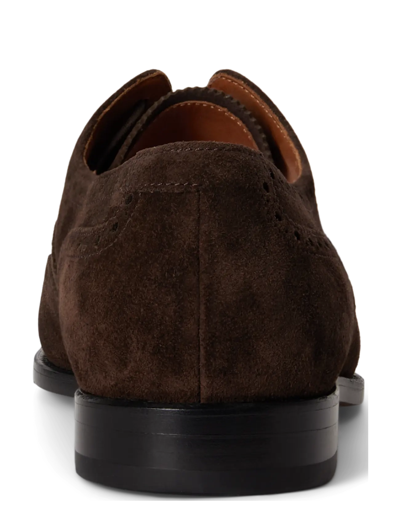 Polo Ralph Lauren - Owen Suede Wingtip Shoe - lackschuhe - dark chocolate - 1
