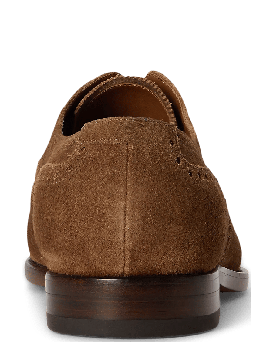 Polo Ralph Lauren - Owen Suede Wingtip Shoe - lackschuhe - vintage new pale - 1