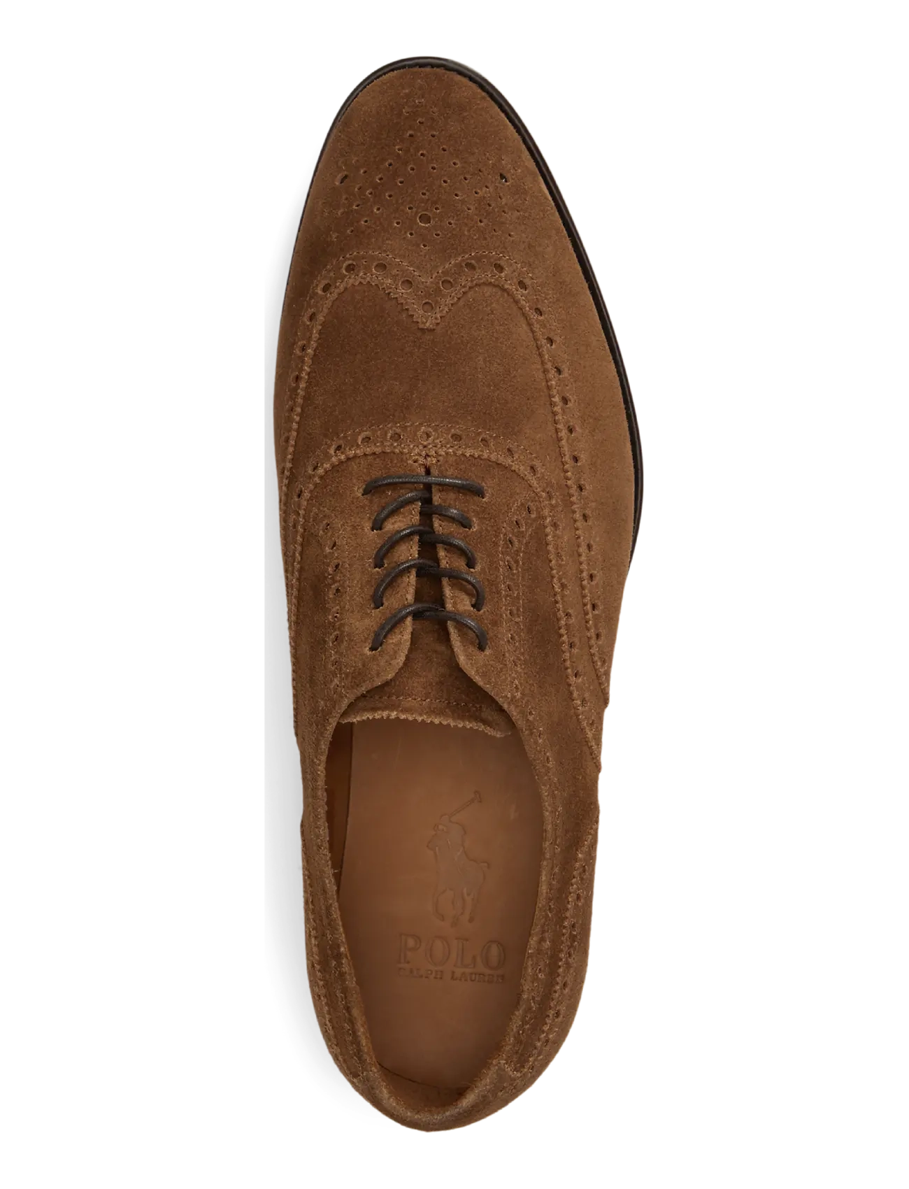 Polo Ralph Lauren - Owen Suede Wingtip Shoe - lackschuhe - vintage new pale - 2
