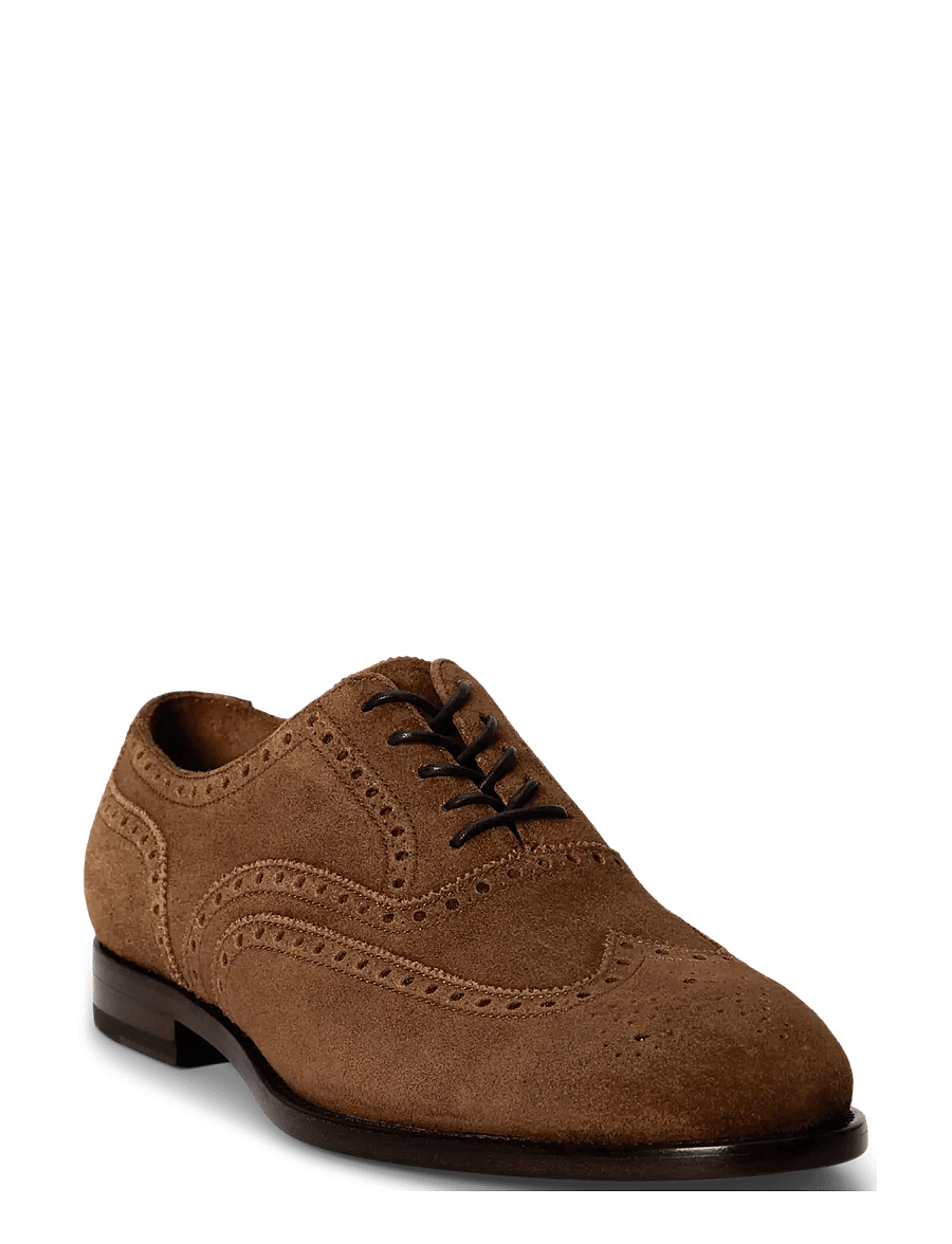 Polo Ralph Lauren - Owen Suede Wingtip Shoe - lackschuhe - vintage new pale - 3