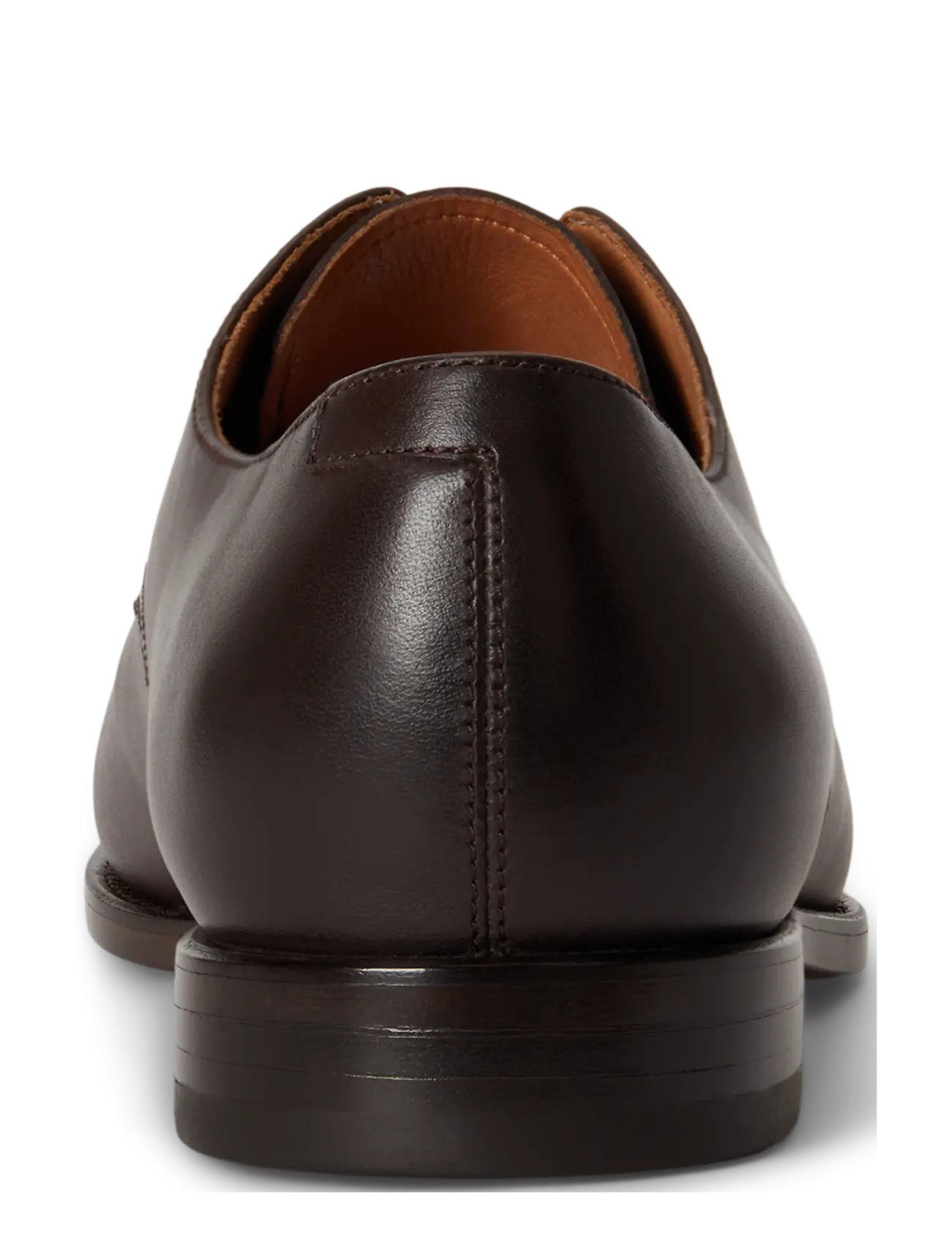 Polo Ralph Lauren - Owen Leather Cap-Toe Shoe - oxford-schuhe - dark brown - 1