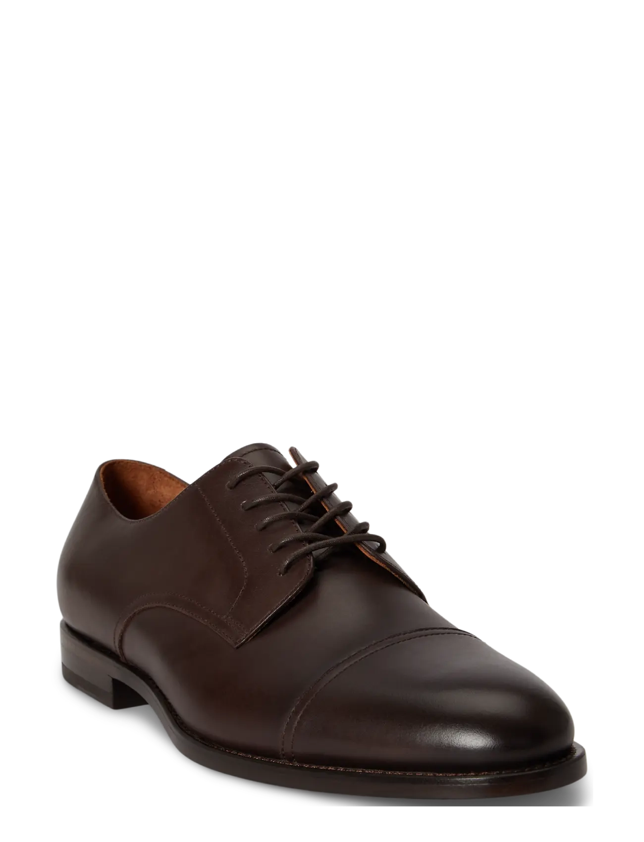 Polo Ralph Lauren - Owen Leather Cap-Toe Shoe - oxford-schuhe - dark brown - 2