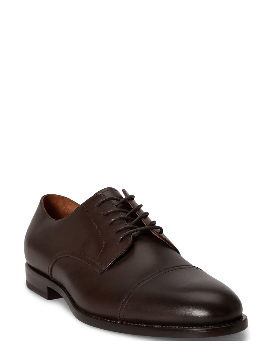 Polo Ralph Lauren - Owen Leather Cap-Toe Shoe - oxford-schuhe - dark brown - 2