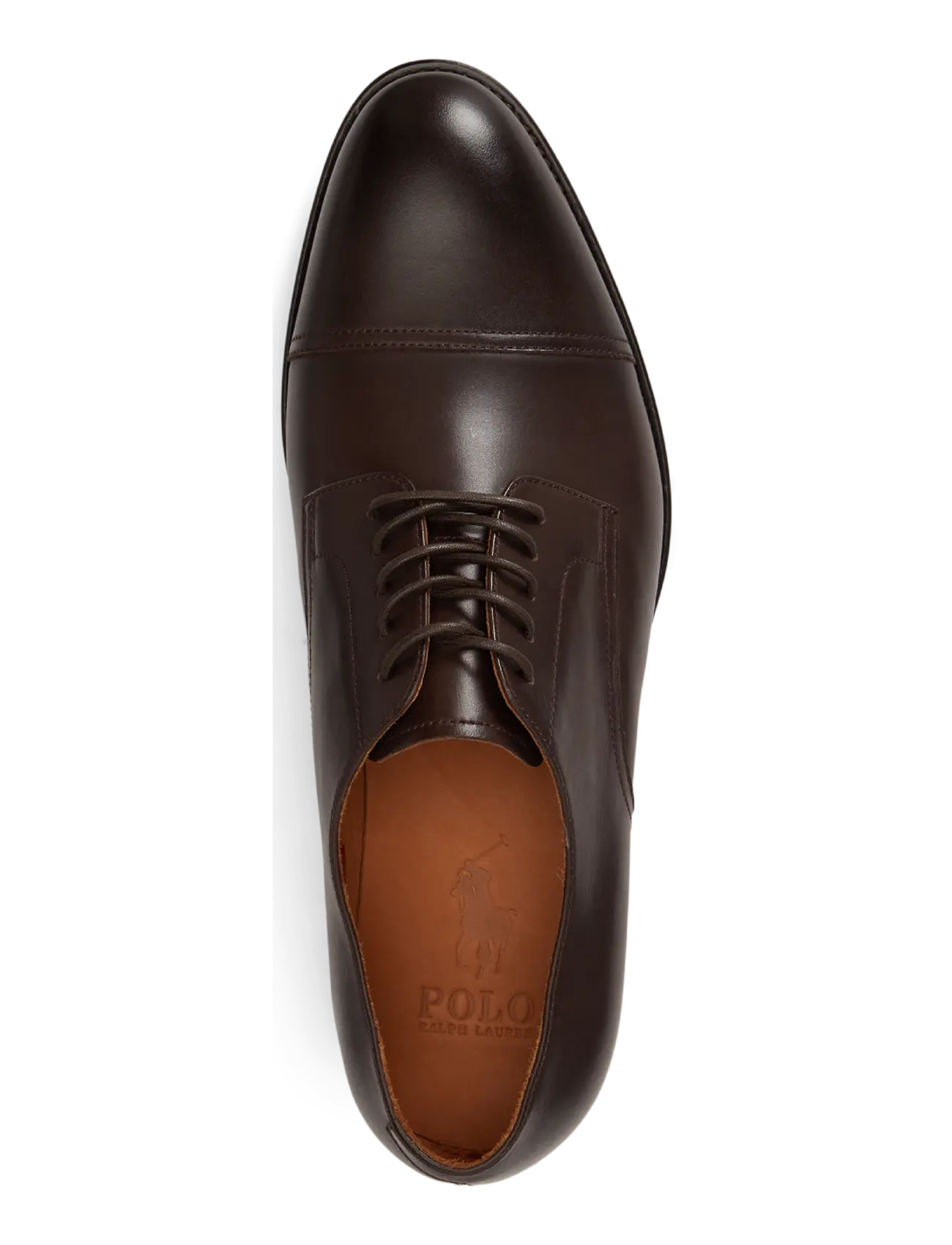 Polo Ralph Lauren - Owen Leather Cap-Toe Shoe - oxford-schuhe - dark brown - 3