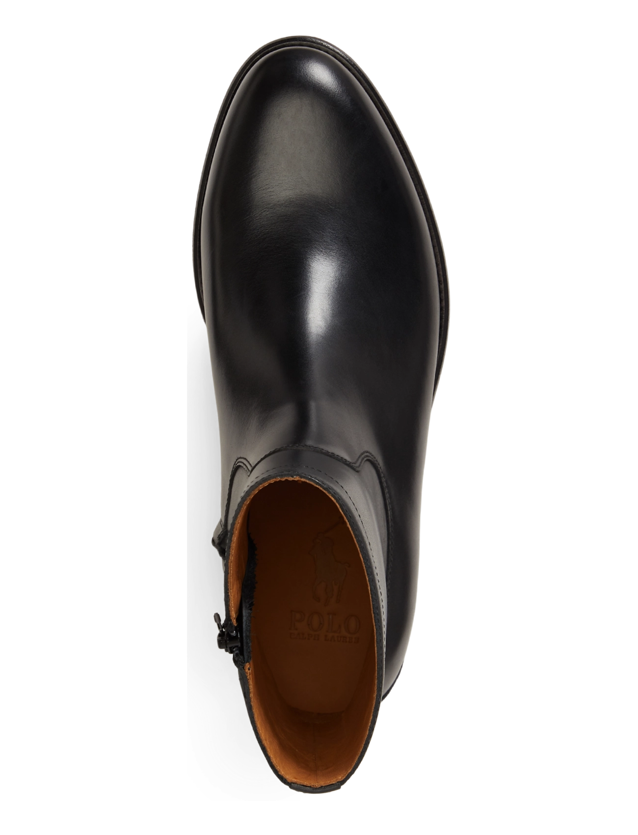 Polo Ralph Lauren - Owen Leather Zip Ankle Boot - chelsea boots - black - 2