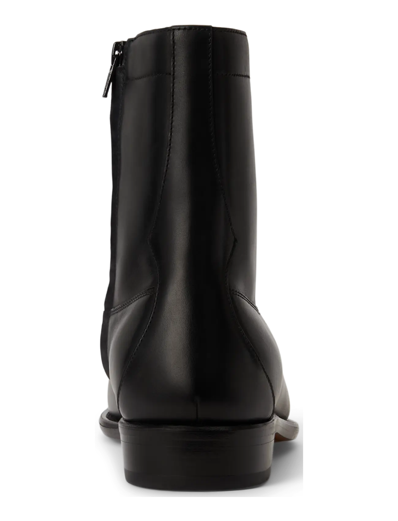 Polo Ralph Lauren - Owen Leather Zip Ankle Boot - black - 2