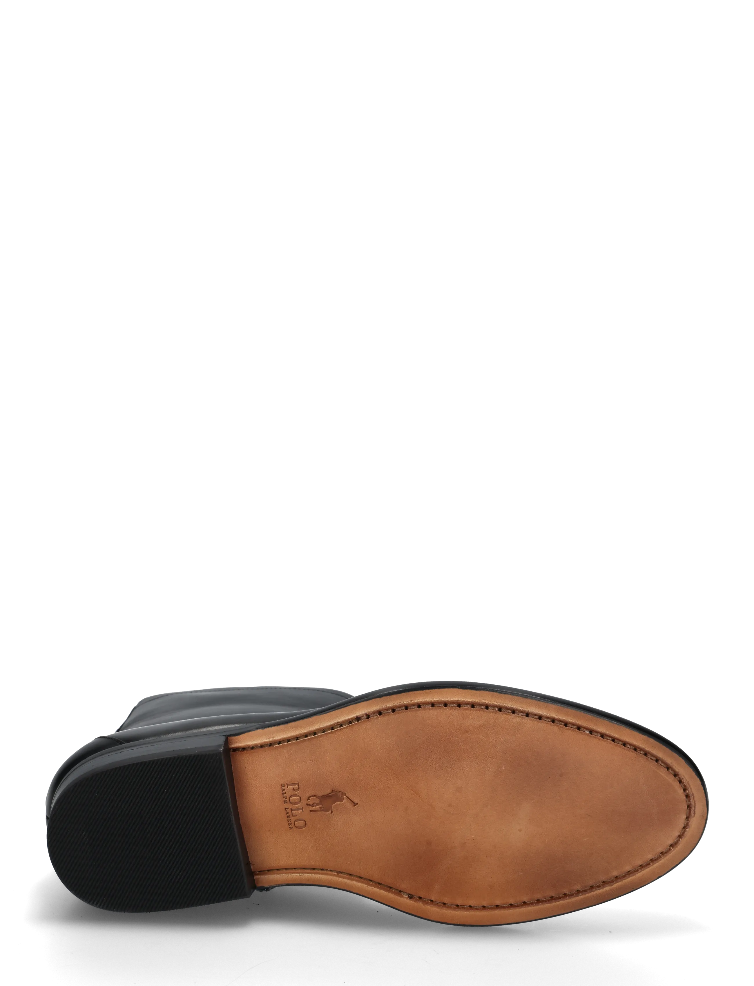 Polo Ralph Lauren - Owen Leather Zip Ankle Boot - chelsea boots - black - 4