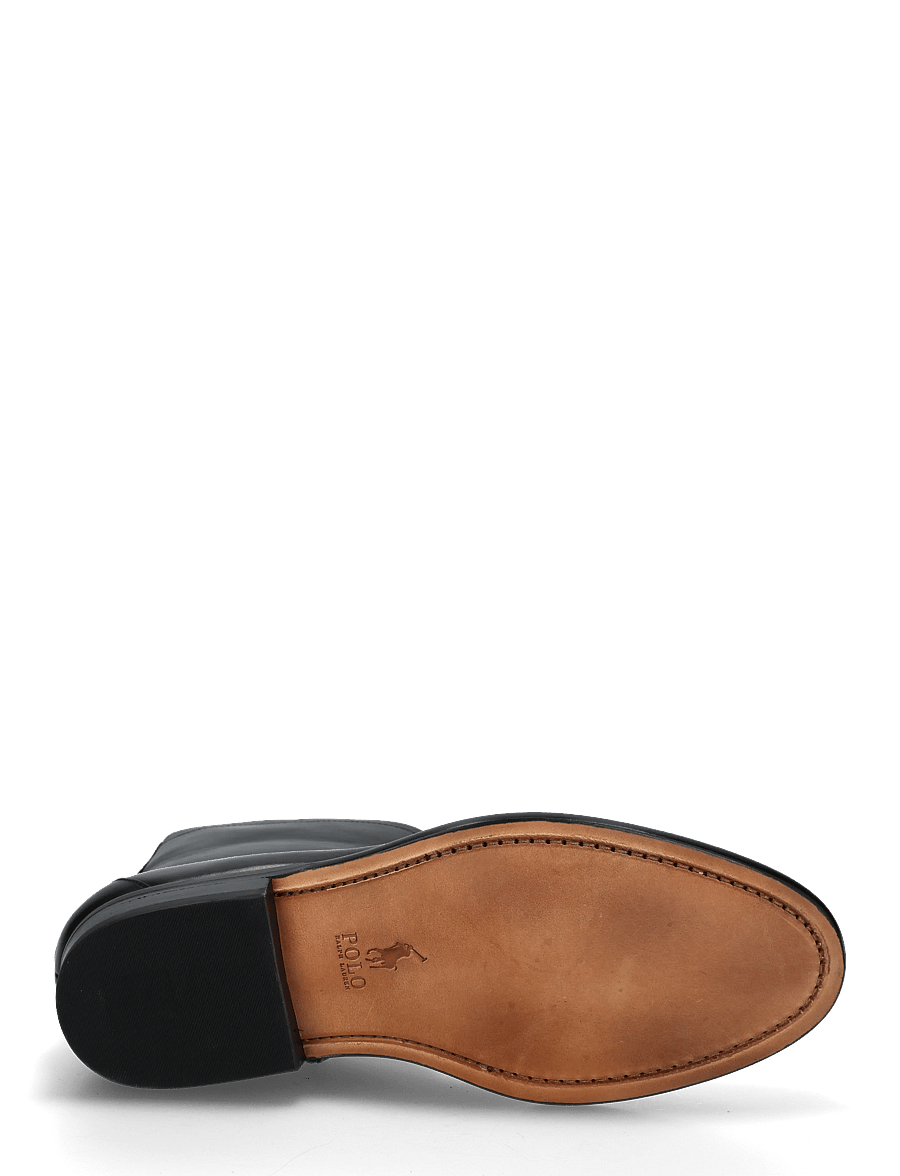 Polo Ralph Lauren - Owen Leather Zip Ankle Boot - chelsea boots - black - 4
