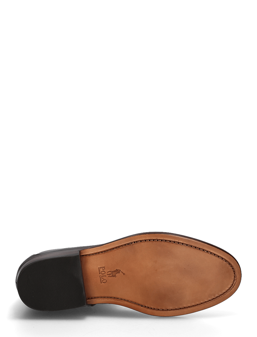 Polo Ralph Lauren - Owen Leather Zip Ankle Boot - boots - dark brown - 4