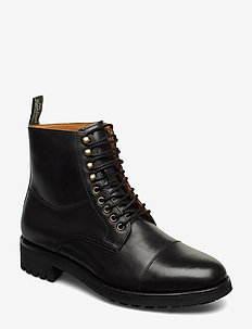 Bryson Cap-Toe Leather Boot, Polo Ralph Lauren