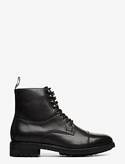 Polo Ralph Lauren - Bryson Cap-Toe Leather Boot - suvarstomieji batai - black - 2