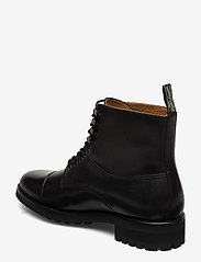 Polo Ralph Lauren - Bryson Cap-Toe Leather Boot - suvarstomieji batai - black - 1