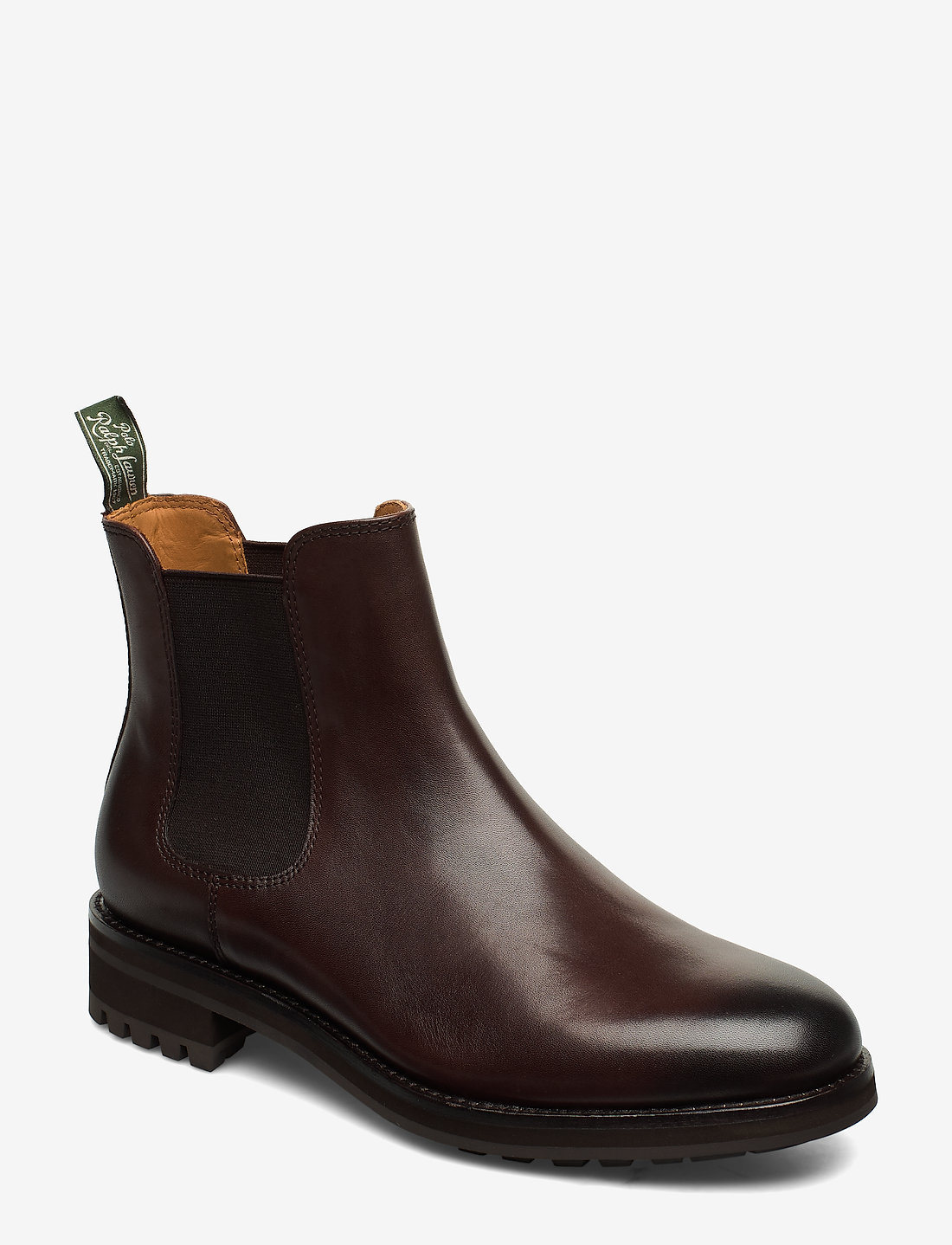 Polo Ralph Lauren - Bryson Leather Chelsea Boot - chelsea boots - polo brown - 0
