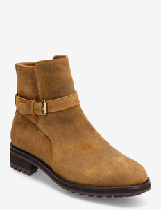 Bryson Waxed Suede Buckled Boot, Polo Ralph Lauren