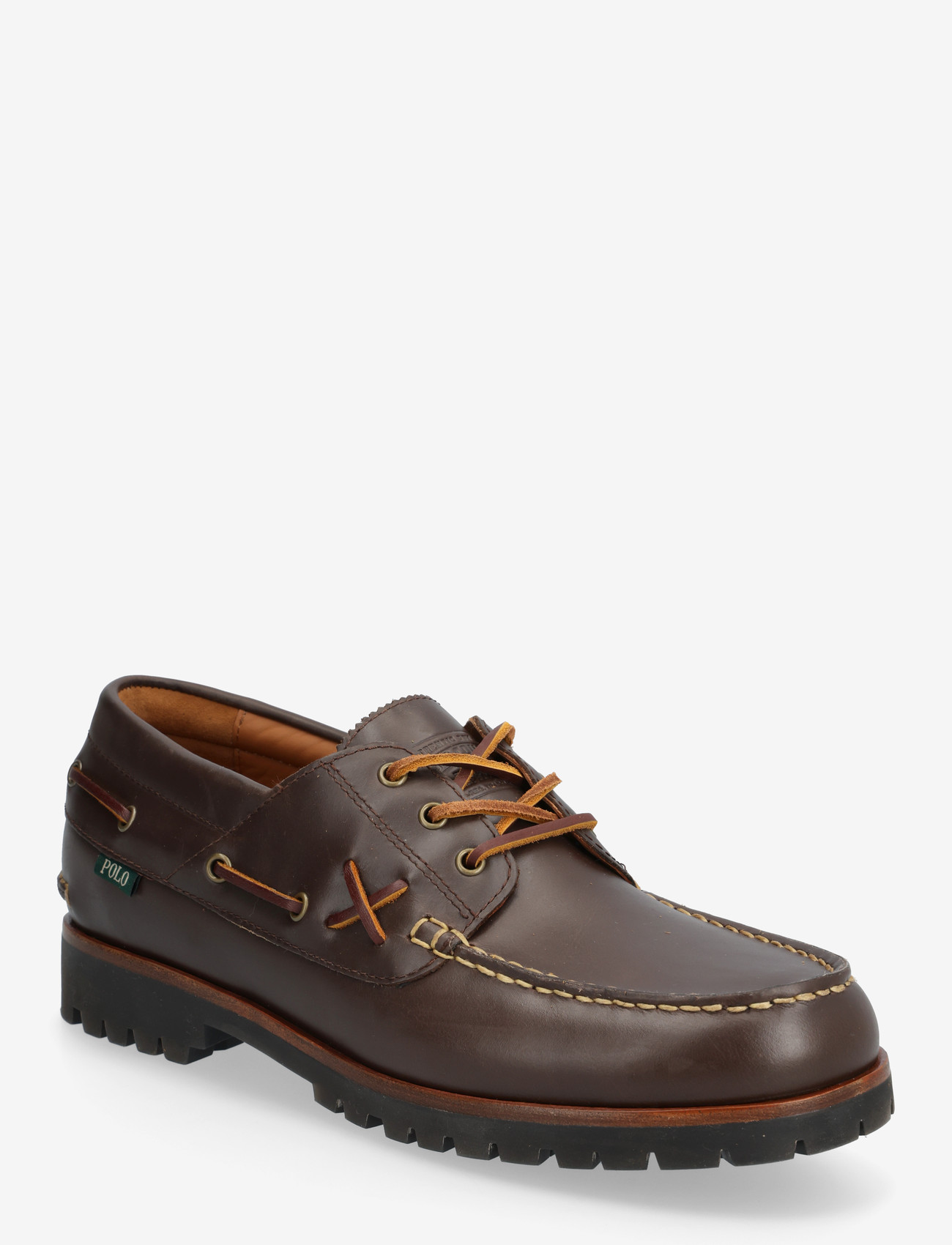Polo Ralph Lauren - Ranger Leather Boat Shoe - shop efter anledning - dk brown - 0