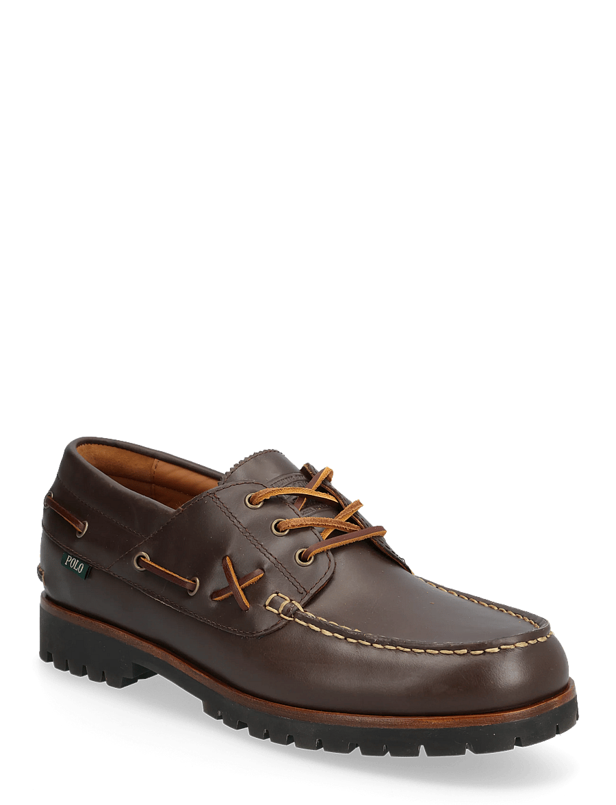 Polo Ralph Lauren - LEATHER-RANGER DECK-CS-BTS - shop by occasion - dk brown - 0