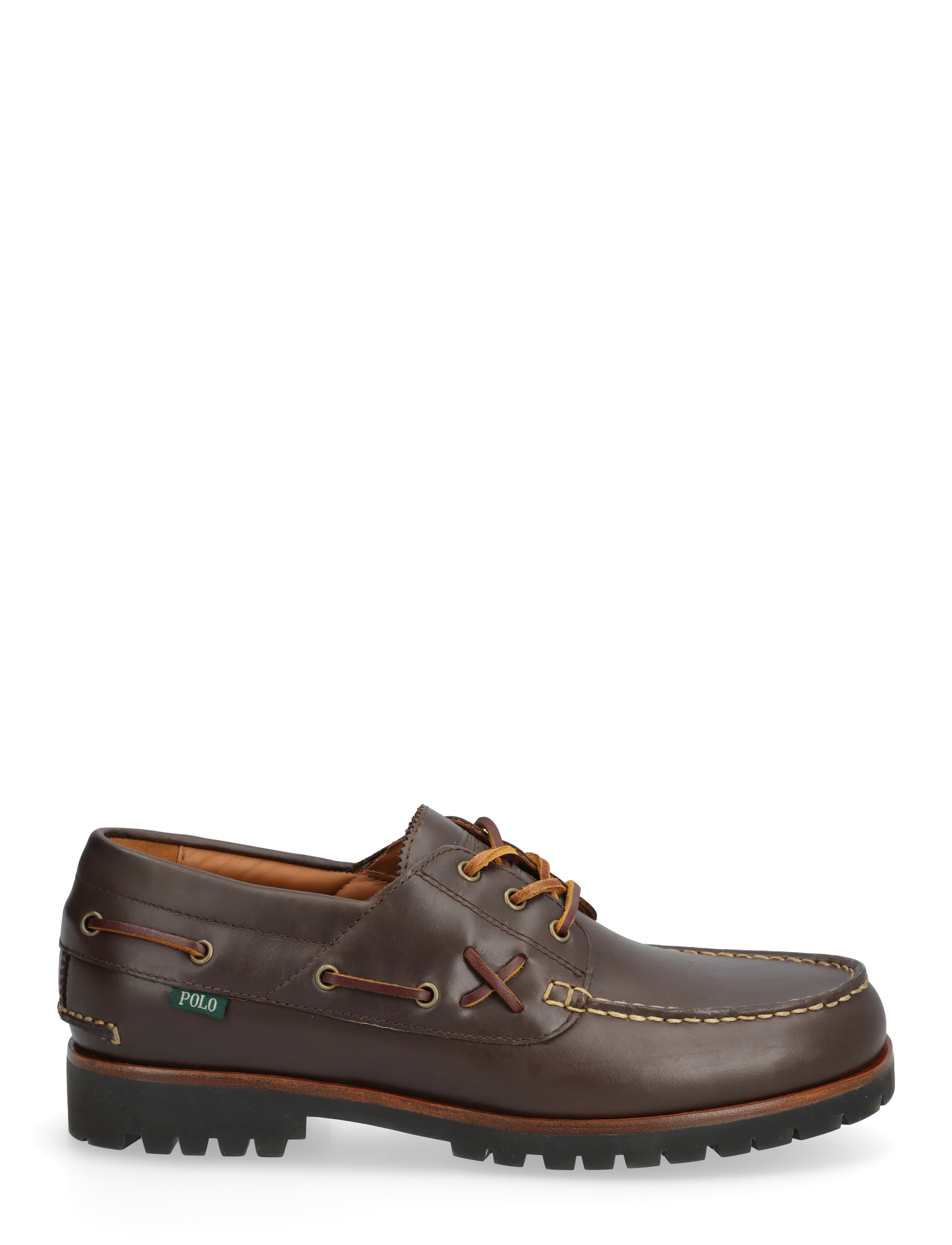 Polo Ralph Lauren - Ranger Leather Boat Shoe - shop by occasion - dk brown - 2