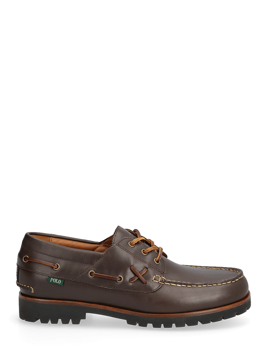 Polo Ralph Lauren - LEATHER-RANGER DECK-CS-BTS - shop by occasion - dk brown - 2