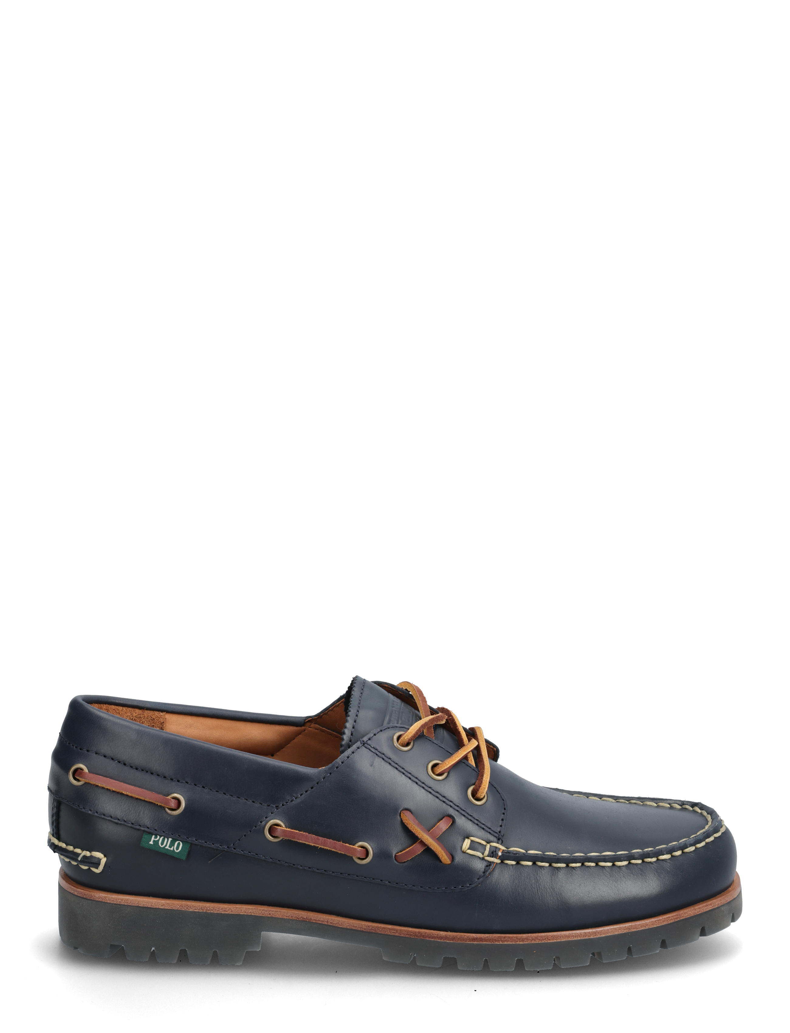 Polo Ralph Lauren - LEATHER-RANGER DECK-CS-BTS - mænd - hunter navy - 1