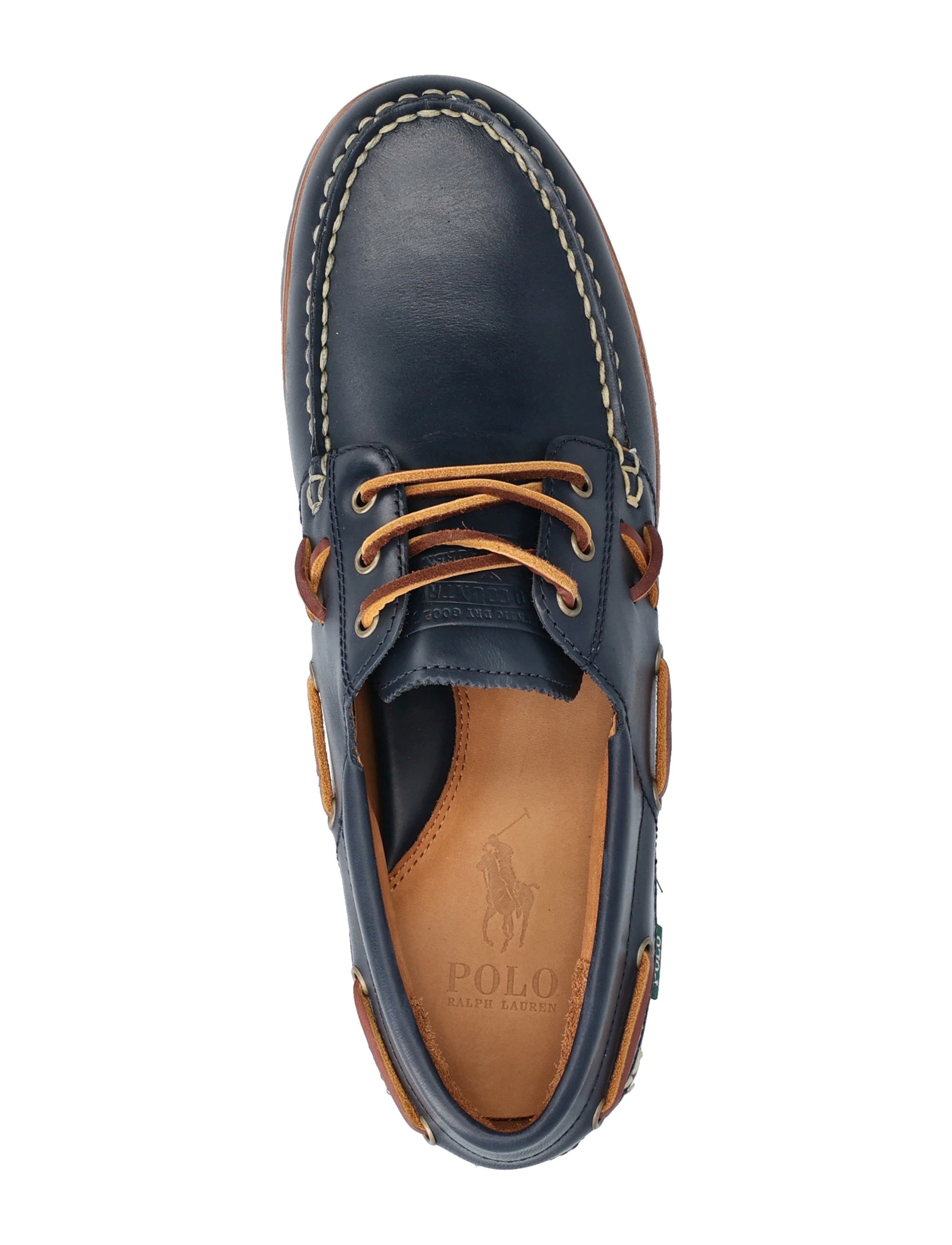 Polo Ralph Lauren - LEATHER-RANGER DECK-CS-BTS - mænd - hunter navy - 3