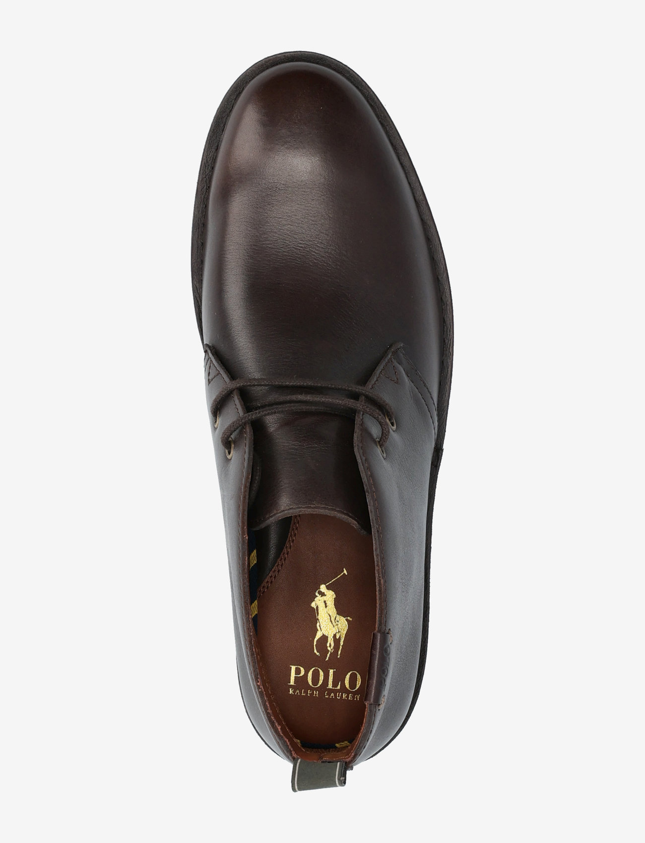 Polo Ralph Lauren - Talan Leather Chukka Boot - chukka boots - dk brown - 3