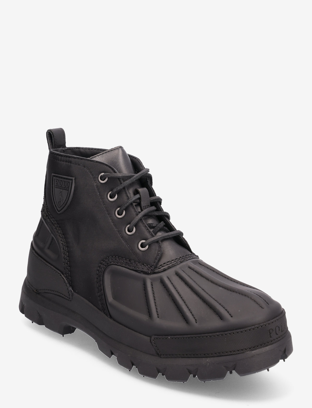 Polo Ralph Lauren - Oslo Low Oxford & Leather Boot - ziemas zābaki - black - 0
