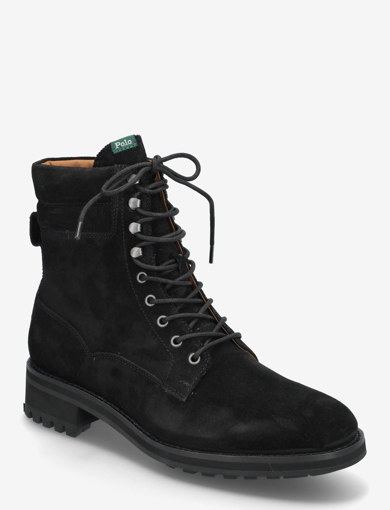 Polo Ralph Lauren - SUEDE-BRYSON FD BT-BO-TAL - laced boots - black - 0