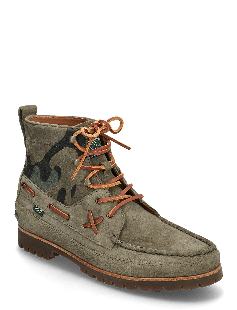 Polo Ralph Lauren - Ranger Mid Camo Suede Boot - olive/camo - 0