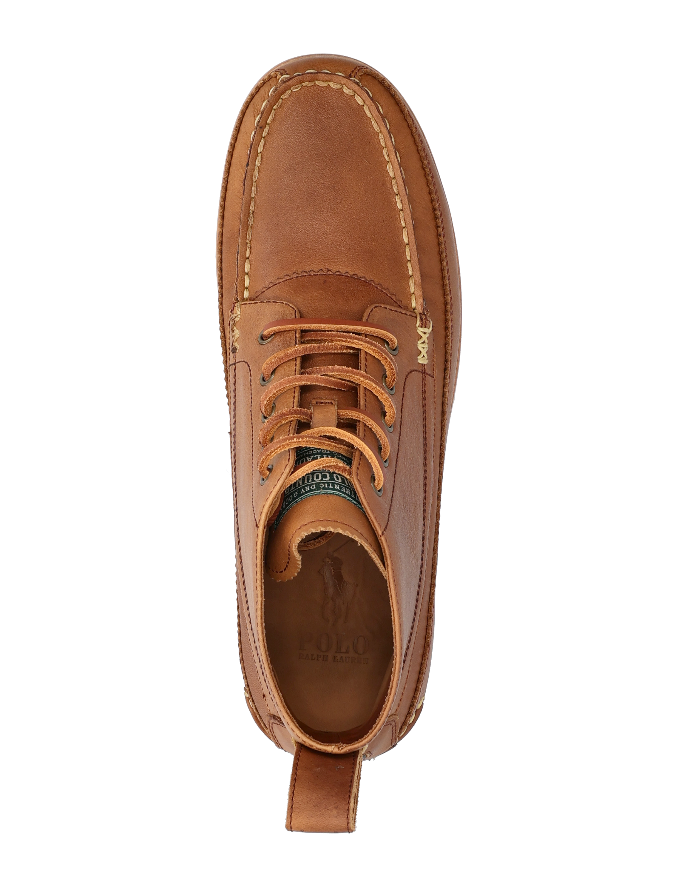 Polo Ralph Lauren - LEATHER-RANGER WRKBT-BO-LCB - støvler med snøre - polo tan - 3