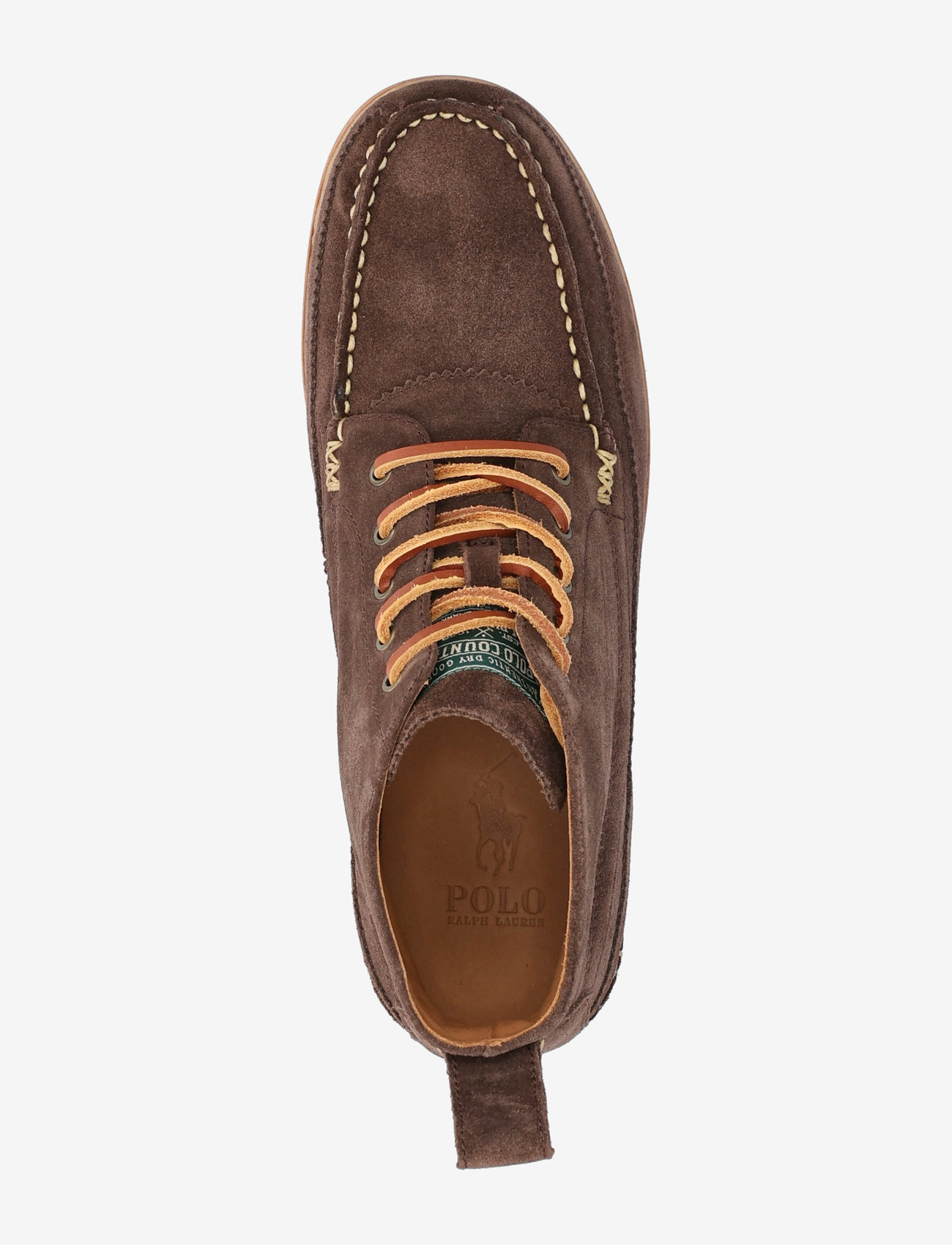 Polo Ralph Lauren - Ranger Suede Workboot - kängor med snörning - dark brown - 3