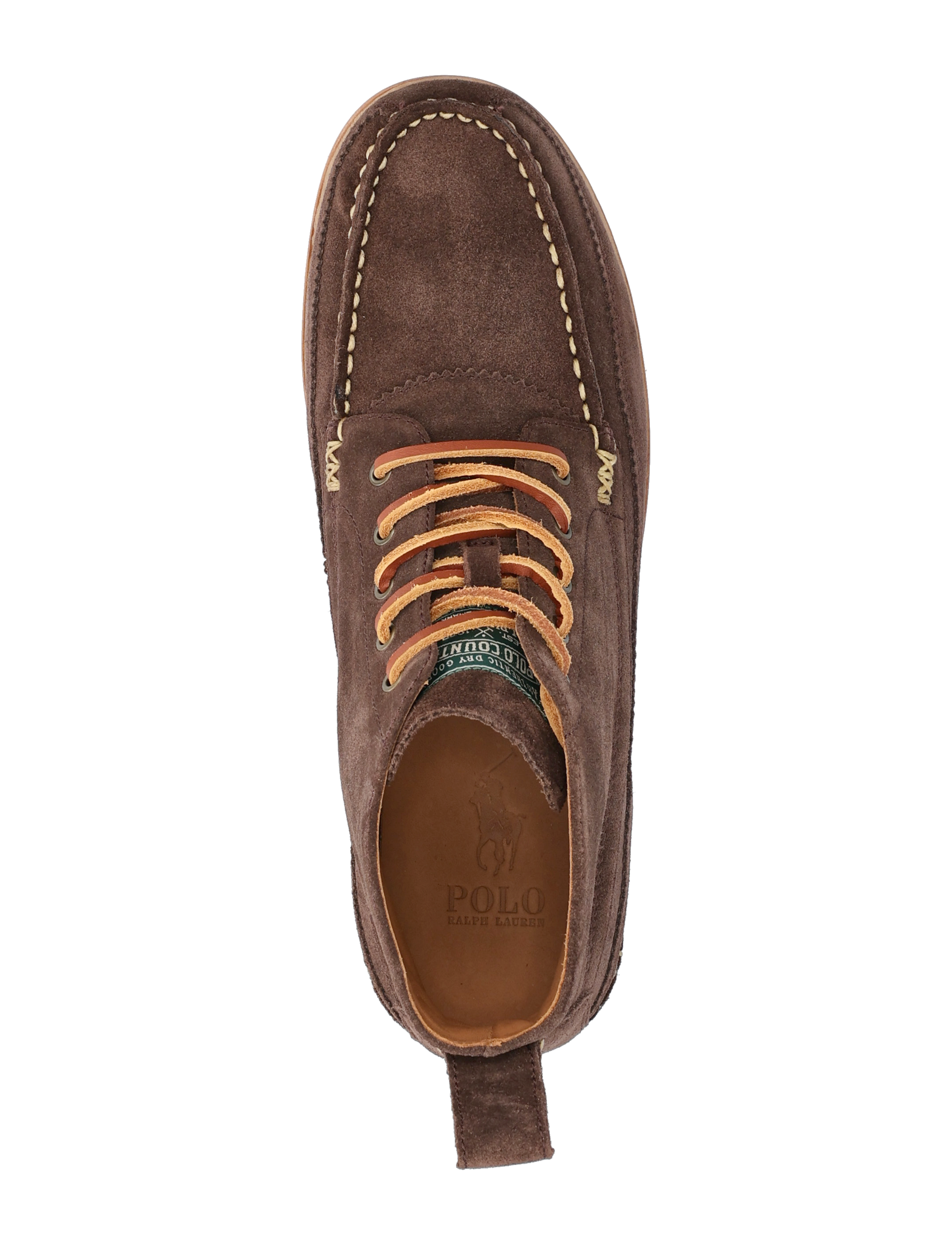 Polo Ralph Lauren - SUEDE-RANGER WRKBT-BO-LCB - laced boots - dark brown - 3