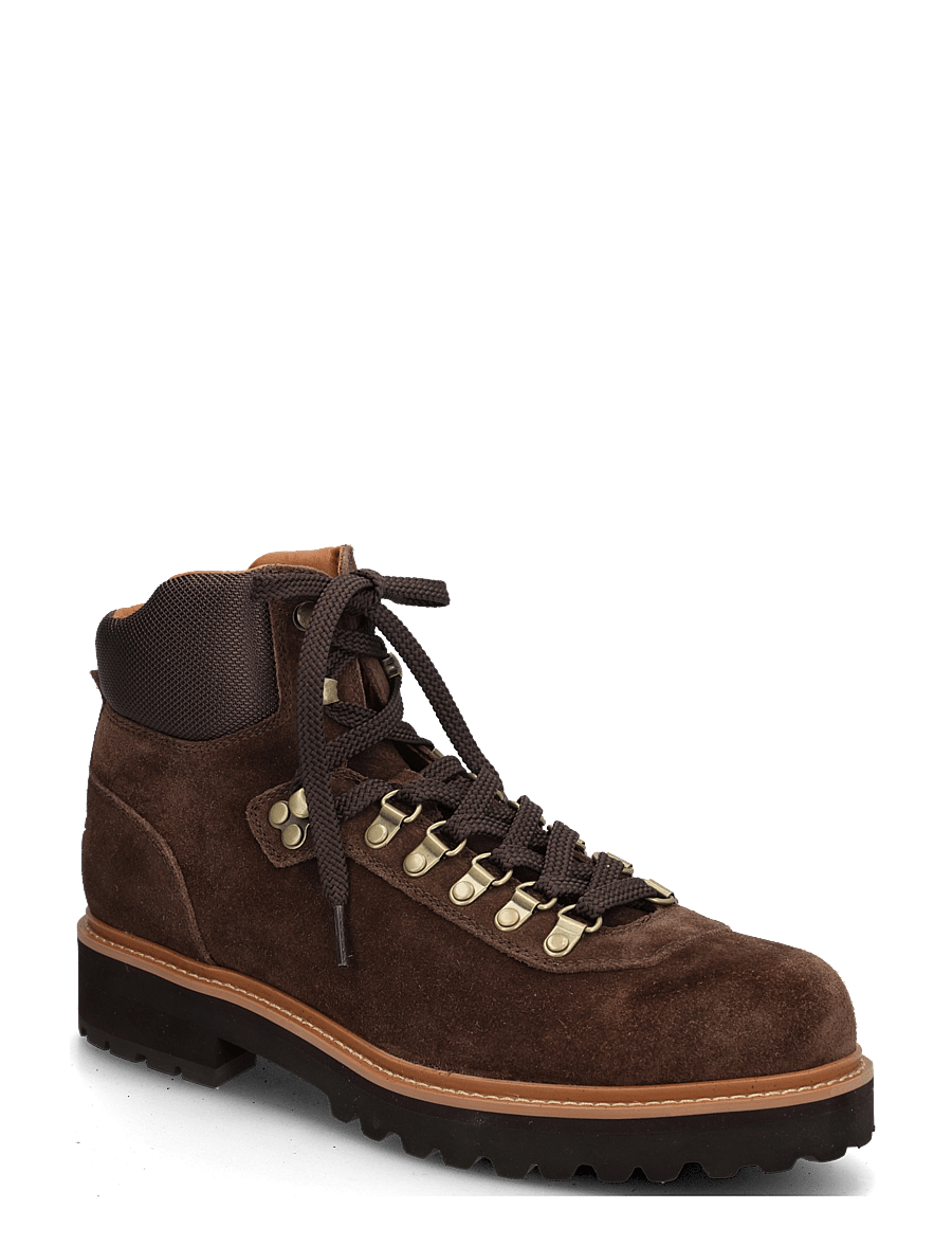 Polo Ralph Lauren - SUEDE-ALPN BT LITE-BO-MCB - boots - chocolate brown - 0