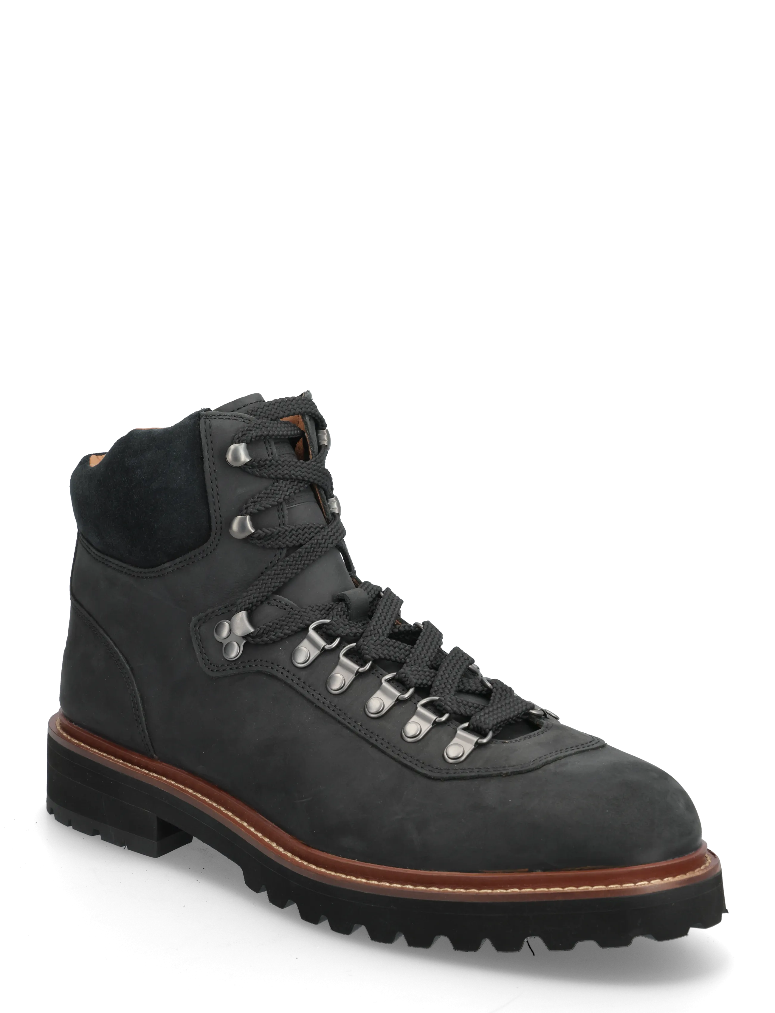Polo Ralph Lauren Leather/Suede-Alpn Bt Lite-Bo-Mcb, 44, Black, Støvler > Snørestøvler, Herre