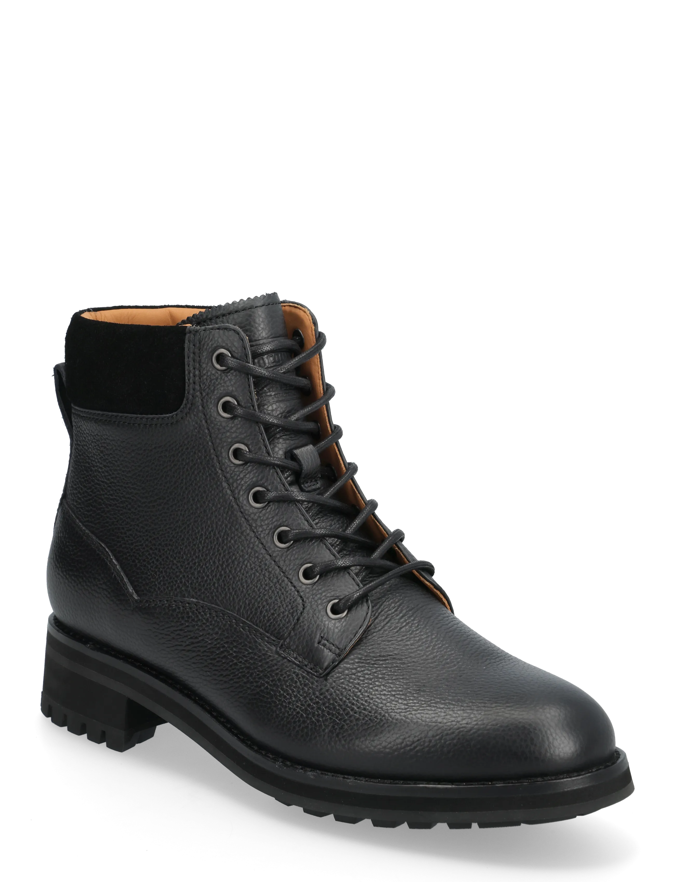 Polo Ralph Lauren Bryson Mid Leather Field Boot - Sko - BLACK / black
