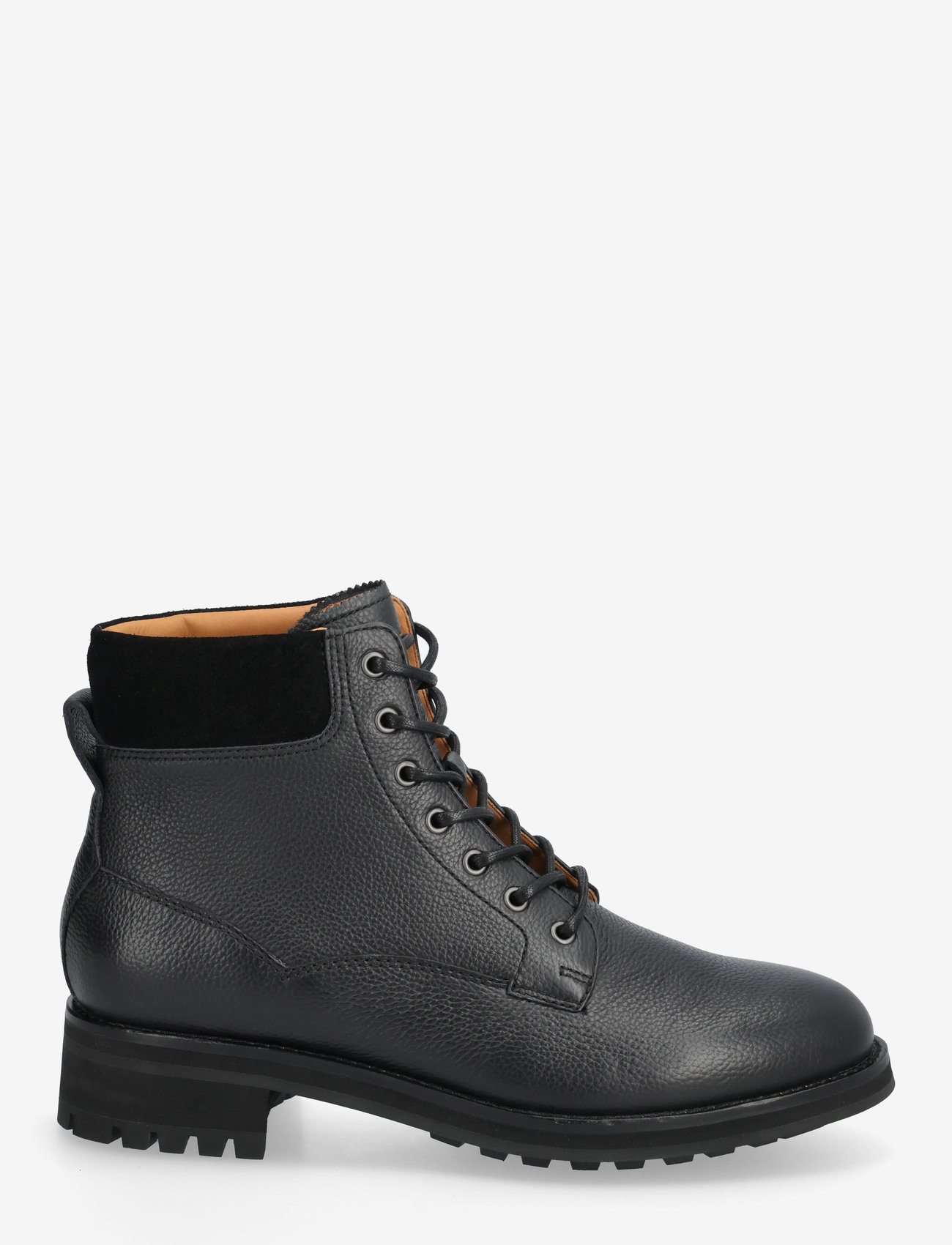 Polo Ralph Lauren - Bryson Mid Leather Field Boot - støvler med snøre - black - 1