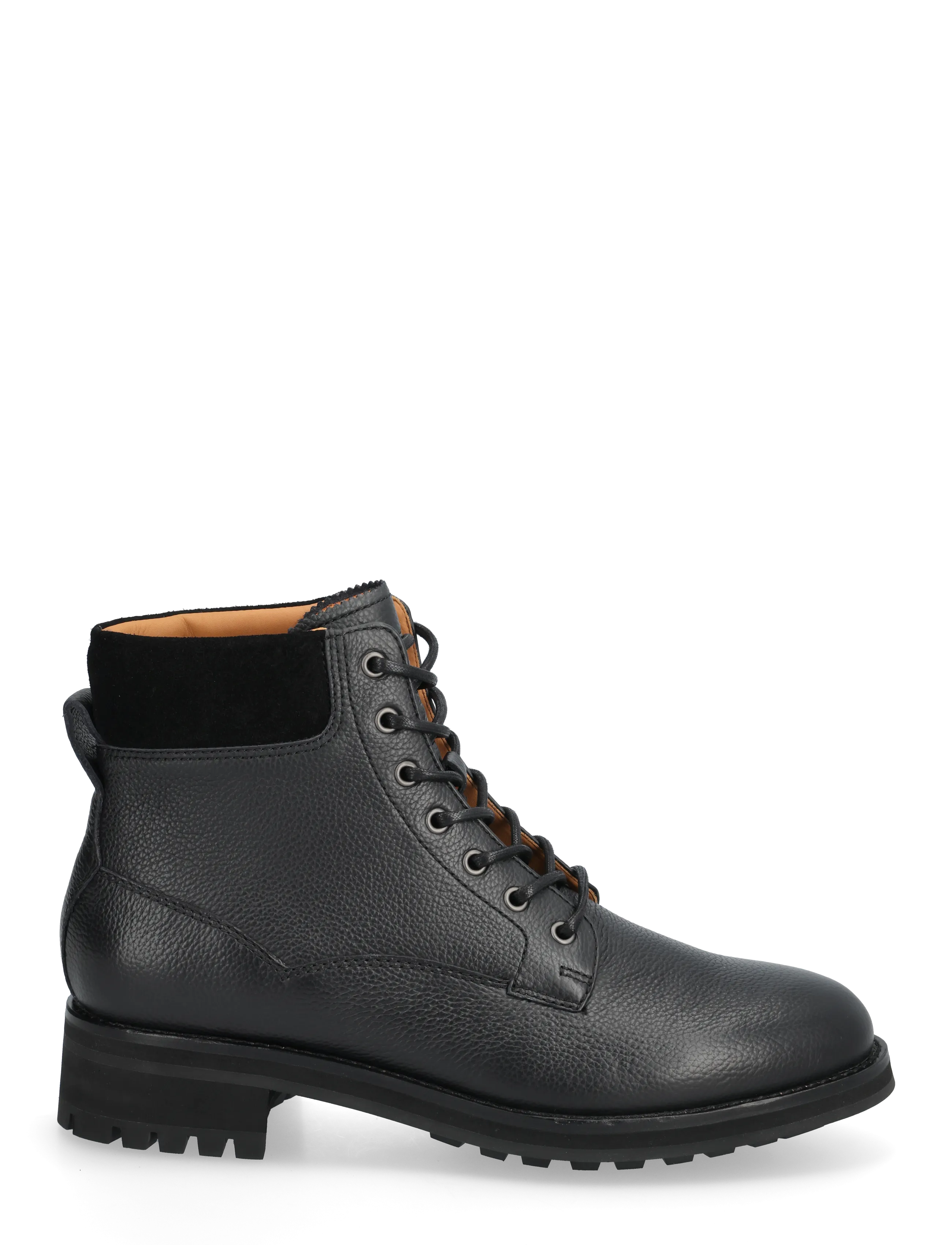 Polo Ralph Lauren - Bryson Mid Leather Field Boot - paeltega saapad - black - 1