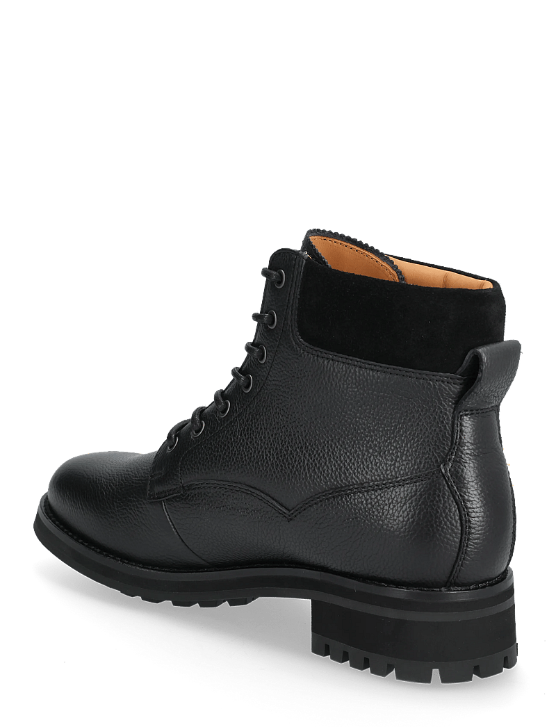 Polo Ralph Lauren - Bryson Mid Leather Field Boot - støvler med snøre - black - 2