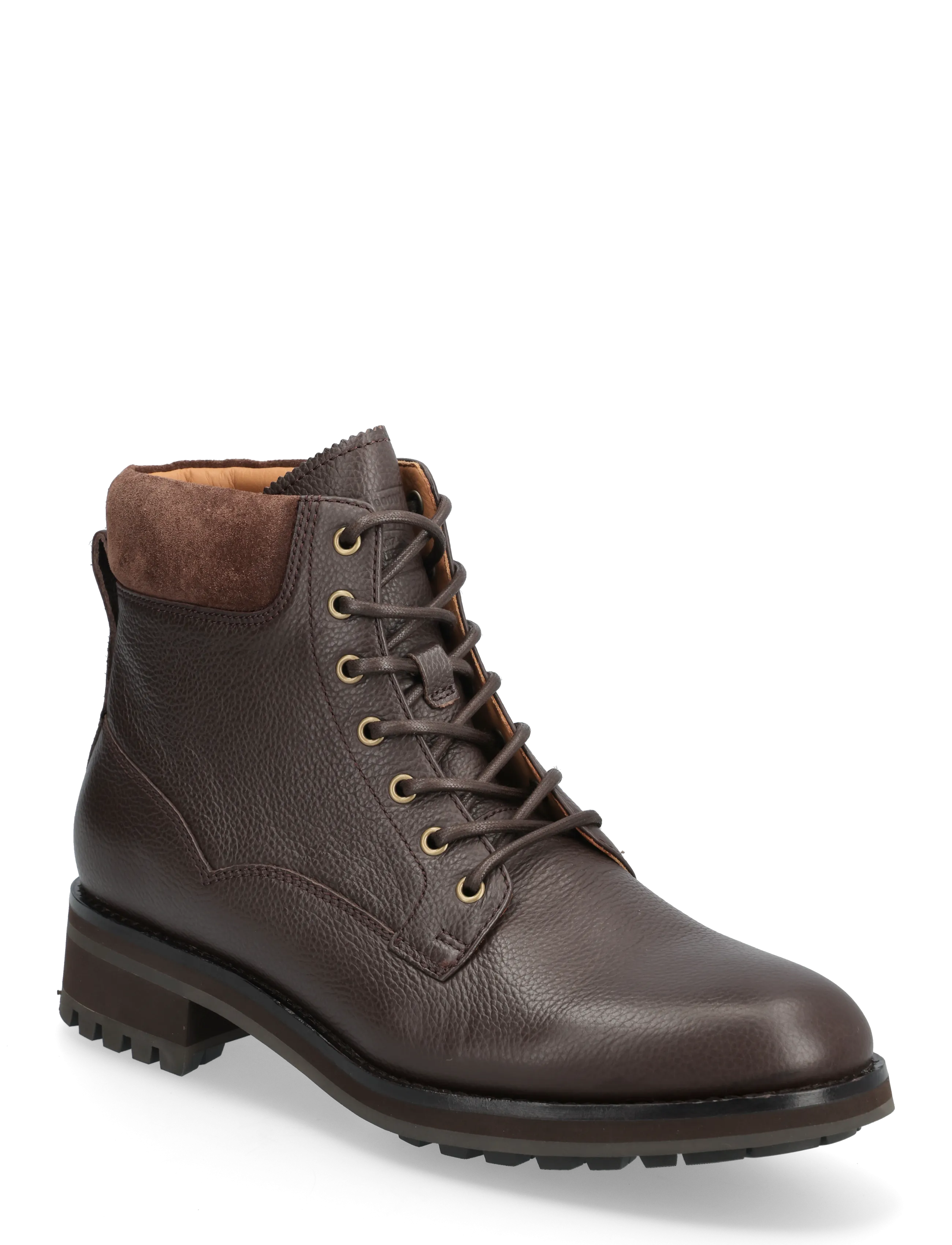 Polo Ralph Lauren Bryson Mid Leather Field Boot - Sko - DARK BROWN / brown