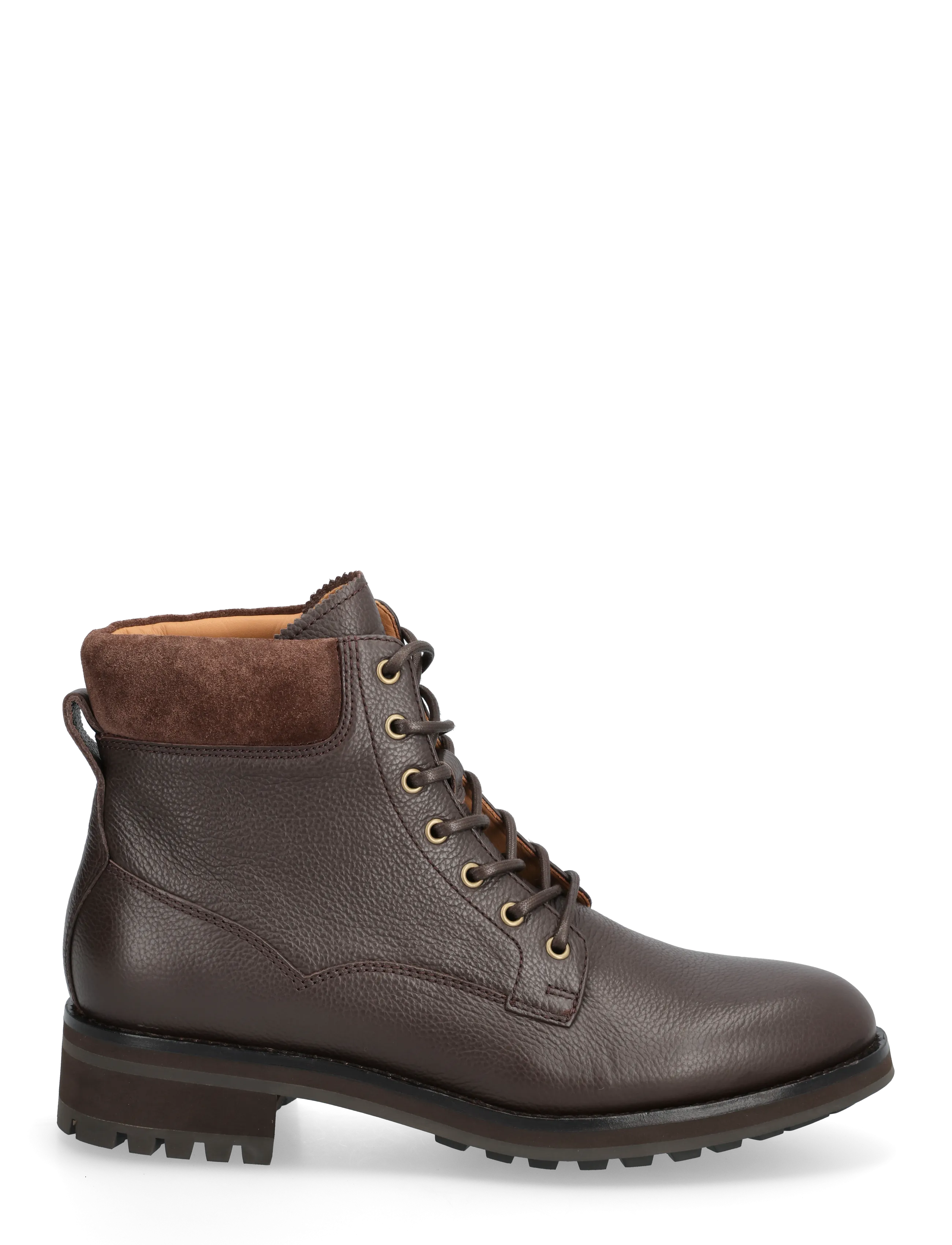 Polo Ralph Lauren - Bryson Mid Leather Field Boot - veterlaarzen - dark brown - 1