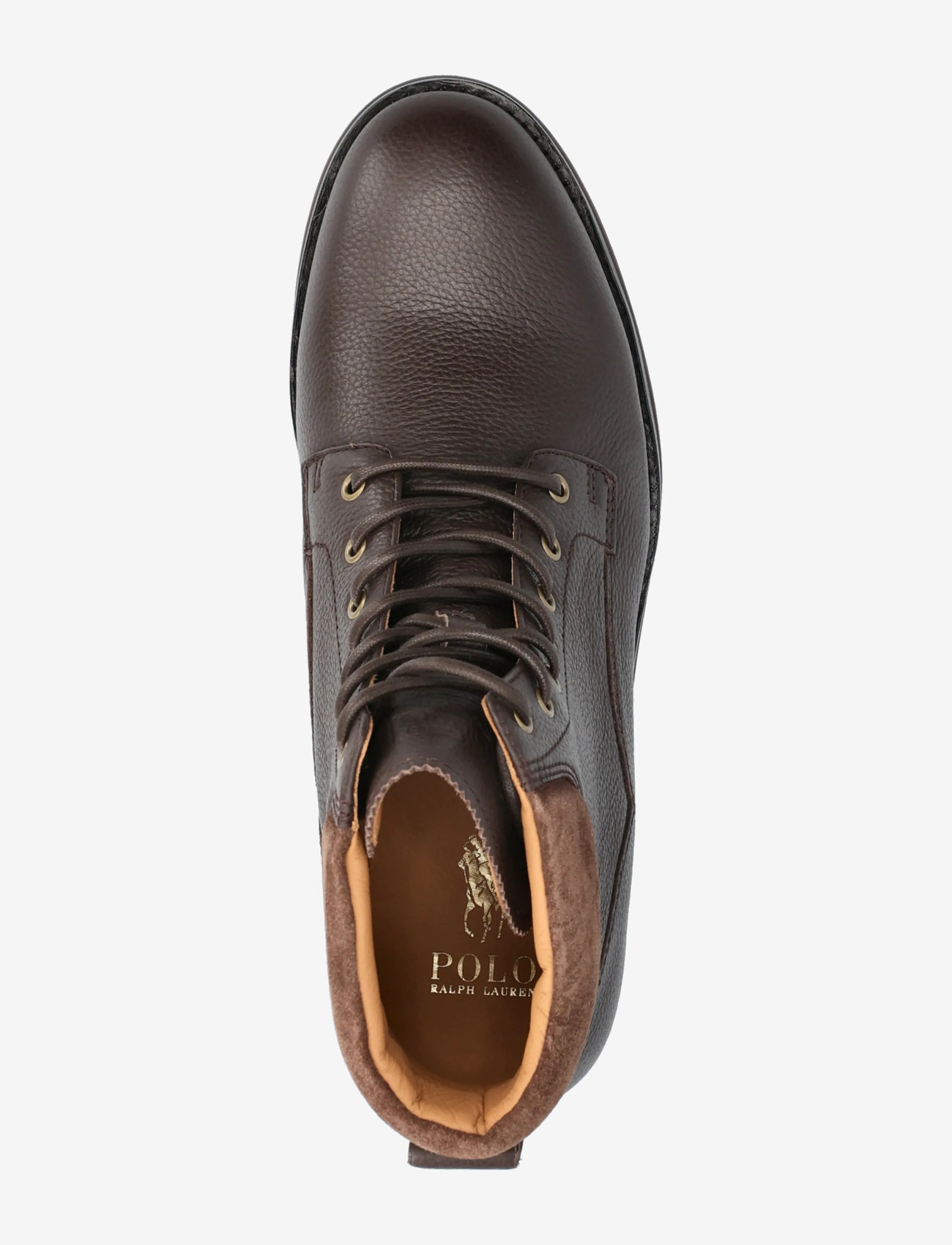 Polo Ralph Lauren - Bryson Mid Leather Field Boot - schnürboots - dark brown - 3