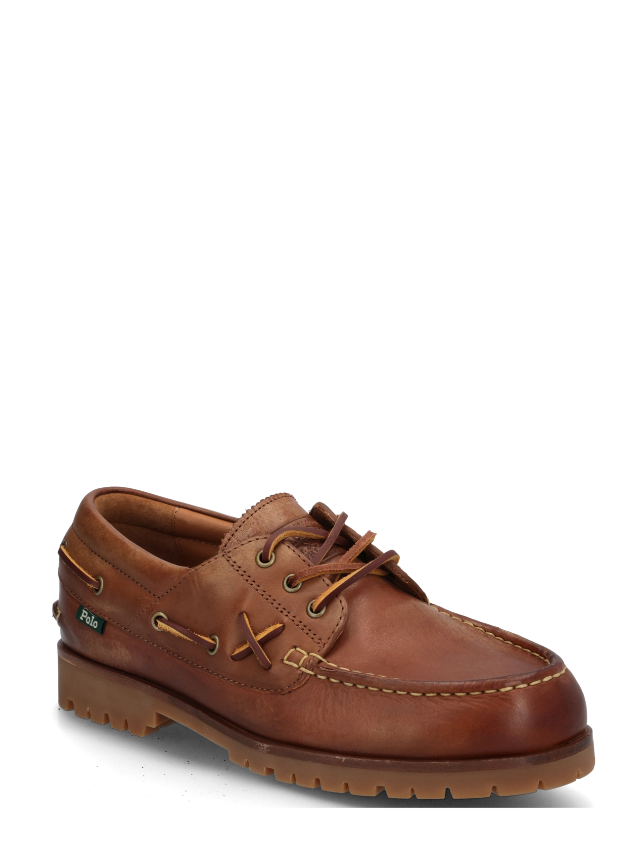 Polo Ralph Lauren LEATHER-RANGER DECK-CS-BTS - Schuhe - DARK BEECH / brown