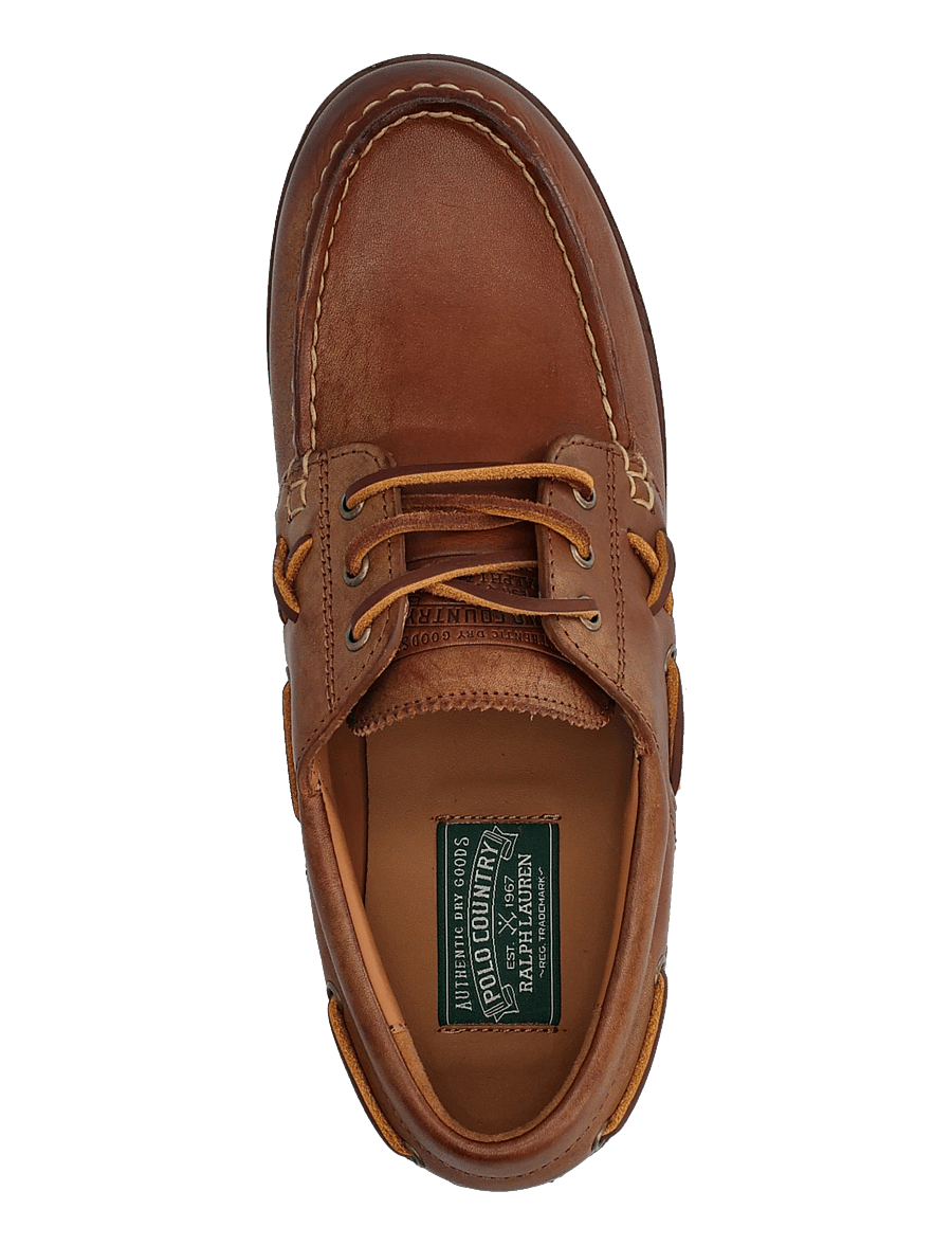 Polo Ralph Lauren - LEATHER-RANGER DECK-CS-BTS - nach anlass kaufen - dark beech - 3