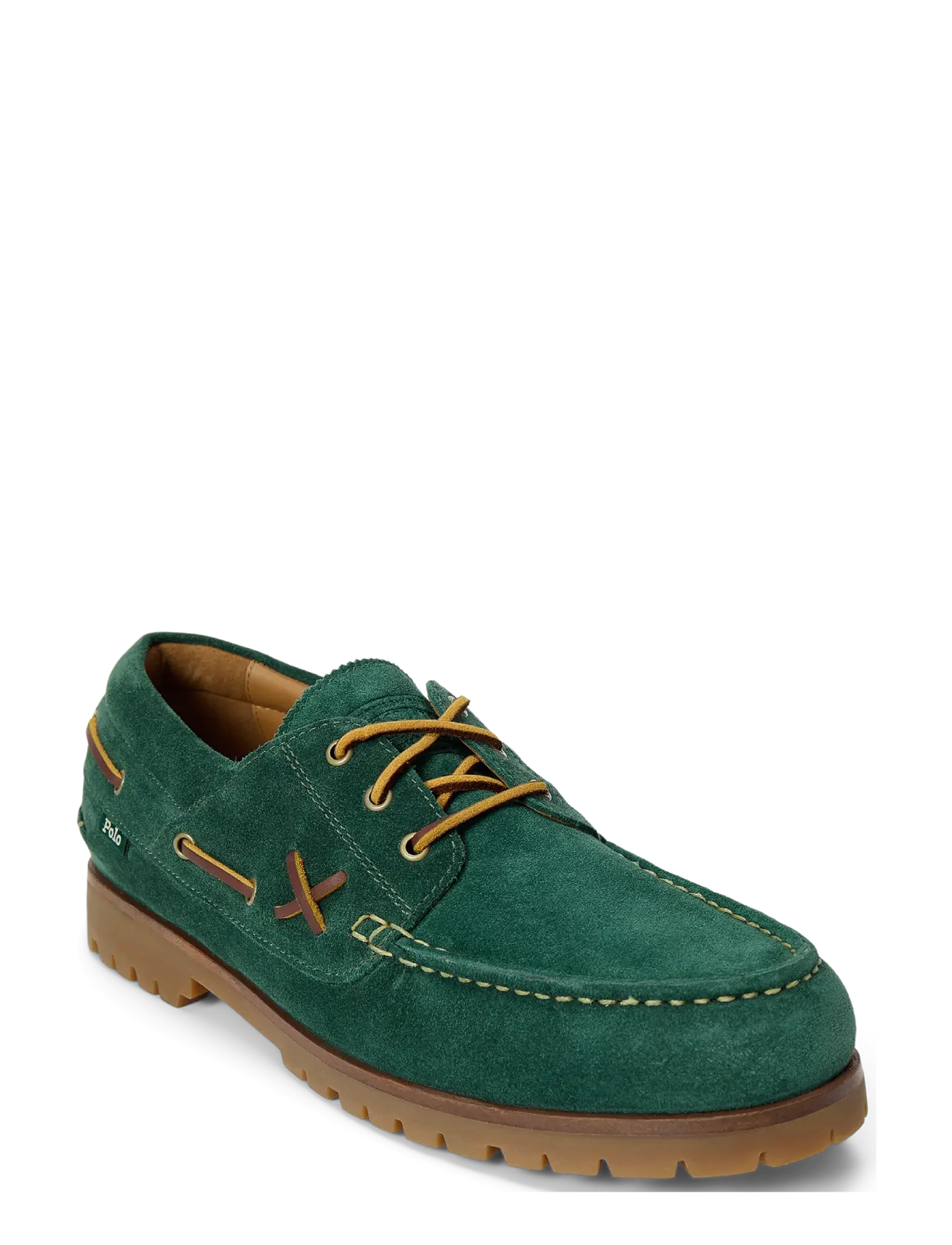 Polo Ralph Lauren Ranger Suede Boat Shoe - Preppy - COLLEGE GREEN / green