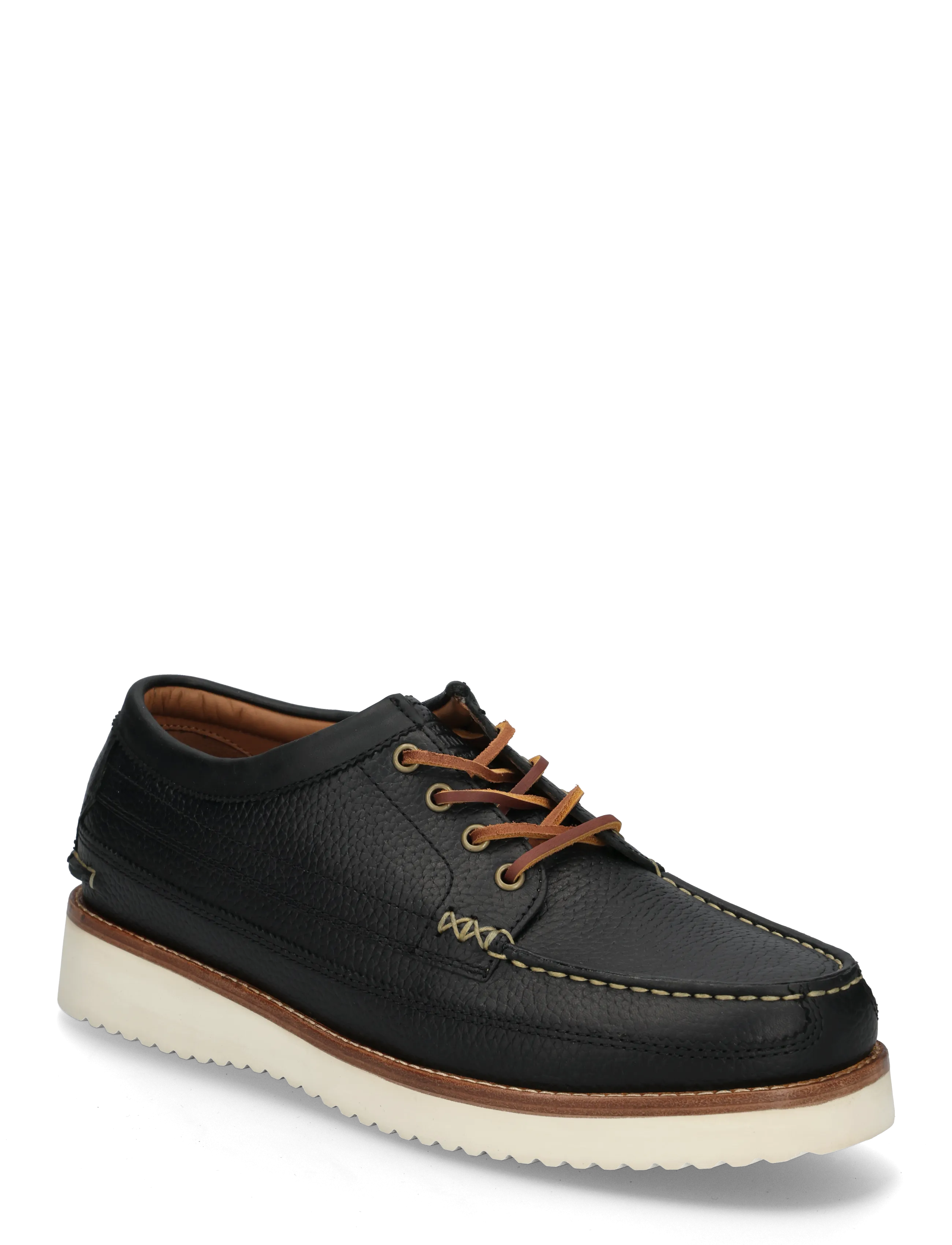 Polo Ralph Lauren Ranger Low Leather Workboot - Uutuudet - BLACK / black