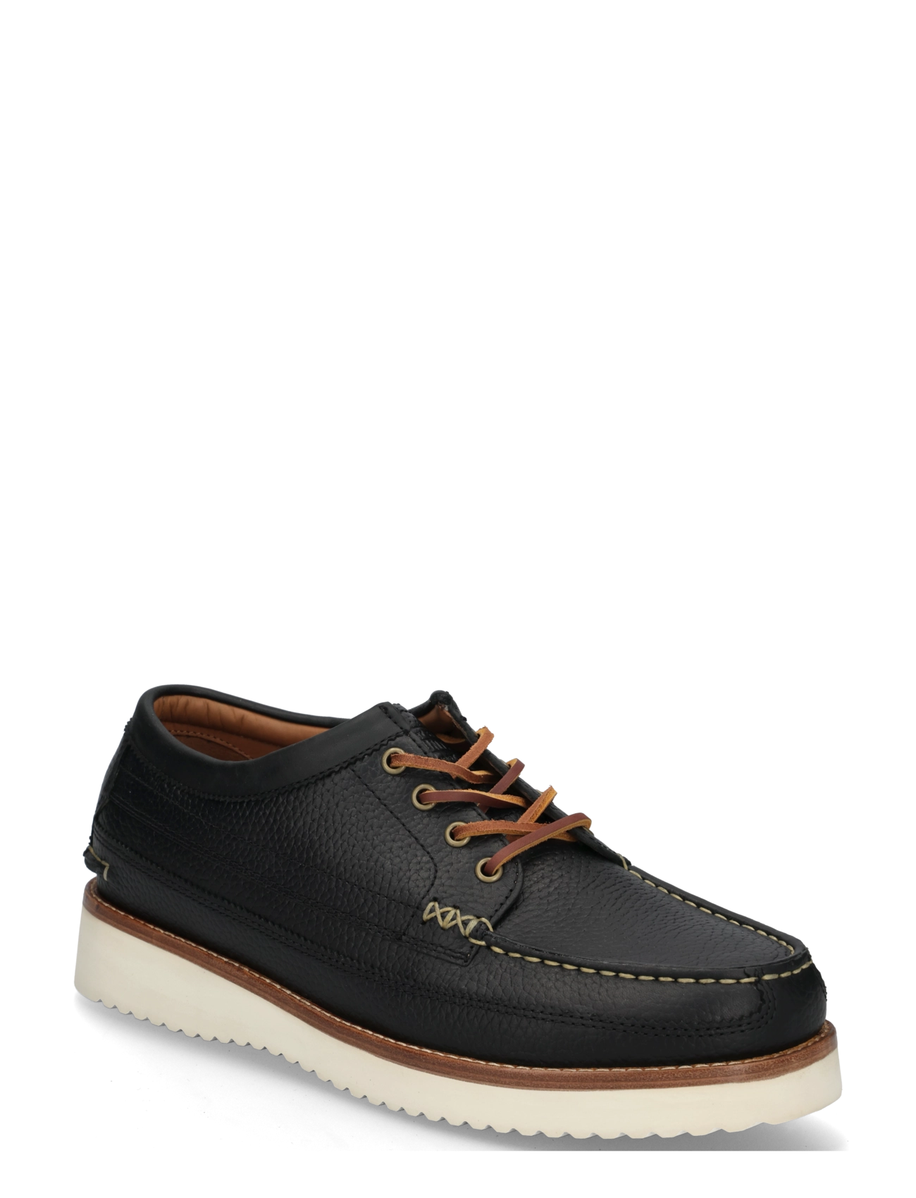 Polo Ralph Lauren Ranger Low Leather Workboot - Vis alt - BLACK / black