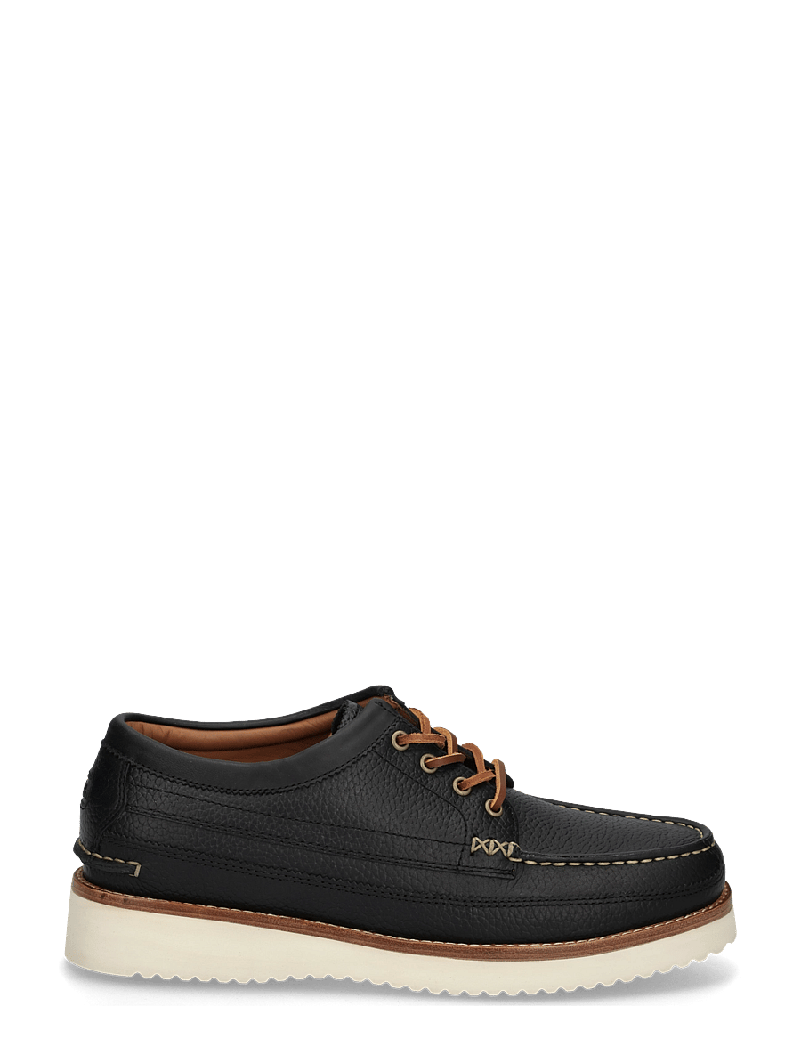 Polo Ralph Lauren - Ranger Low Leather Workboot - osta olukorra järgi - black - 2