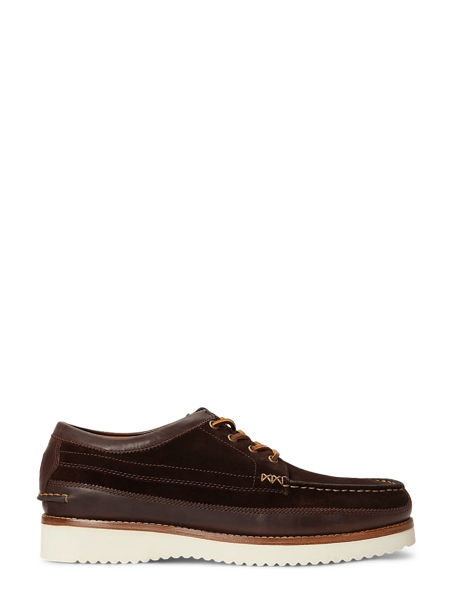 Polo Ralph Lauren - Ranger Low Leather-Suede Workboot - dark chocolate - 0