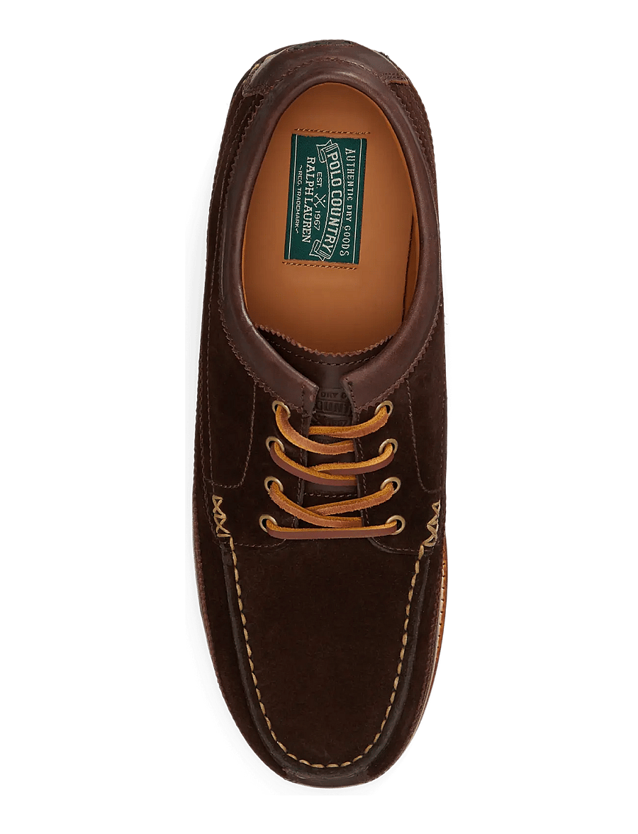 Polo Ralph Lauren - Ranger Low Leather-Suede Workboot - dark chocolate - 3