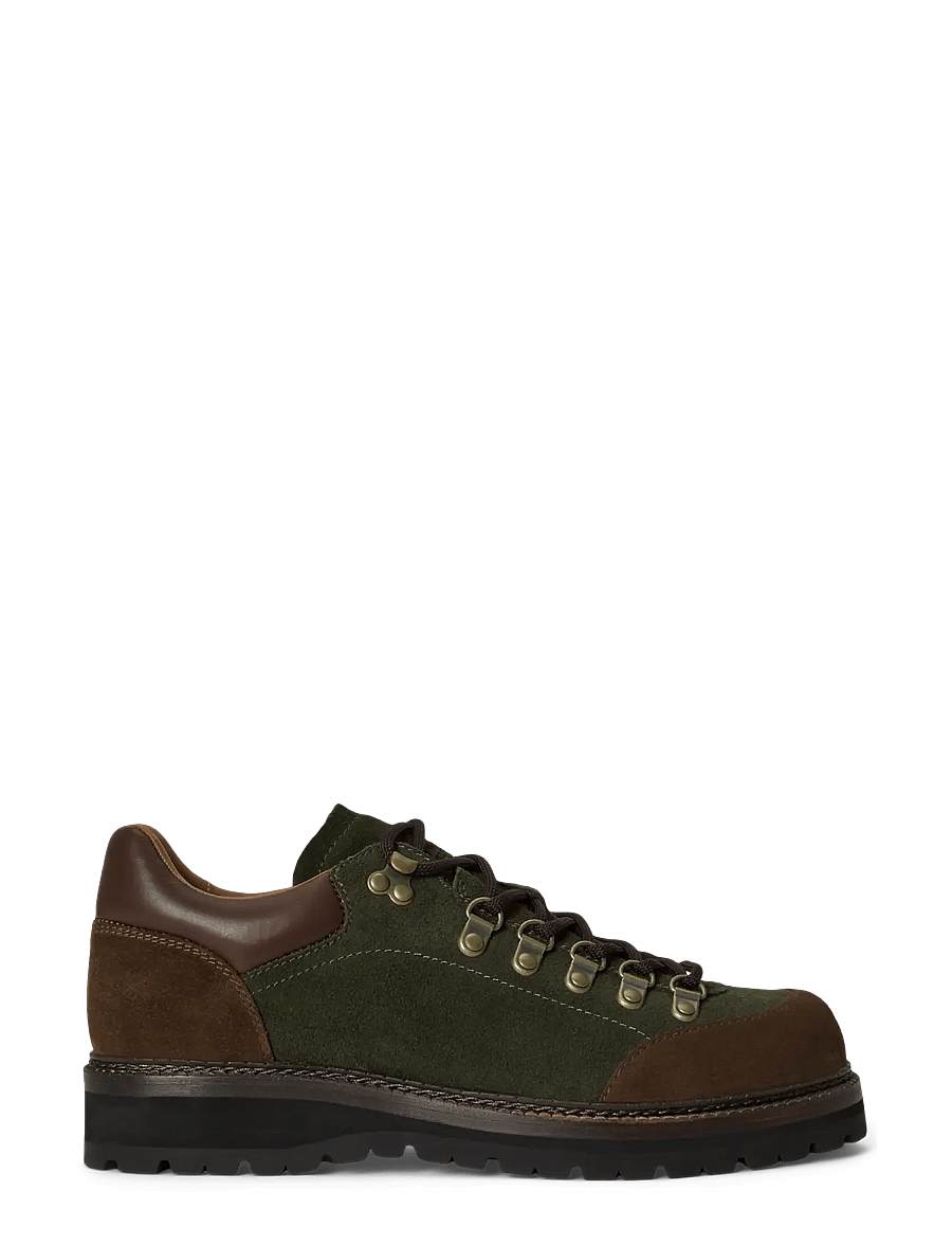 Polo Ralph Lauren - Alpine Low Suede Trail Shoe - wanderschuhe - dark brown/estate - 0